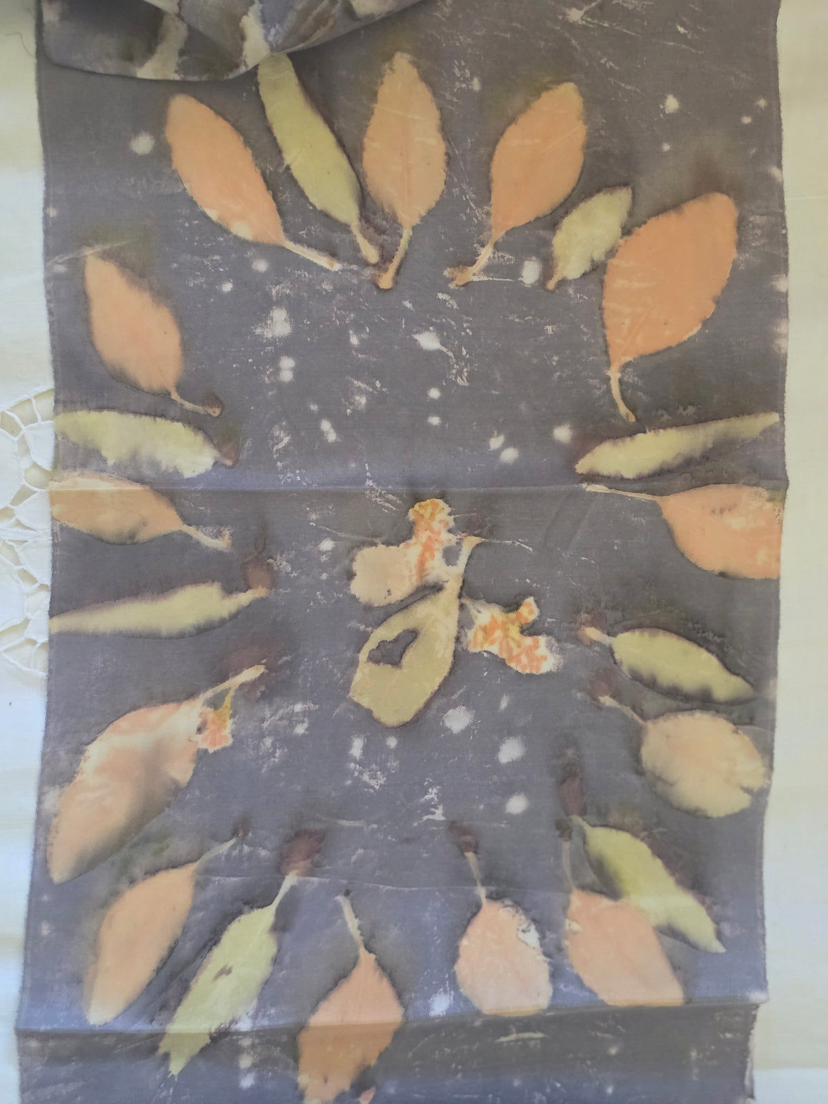 A Little Wild — Eco-Printed Silk Scarf