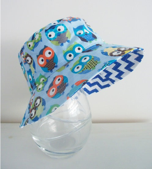 Ready to post- Small size regular brim hats with chin strap- reduced price