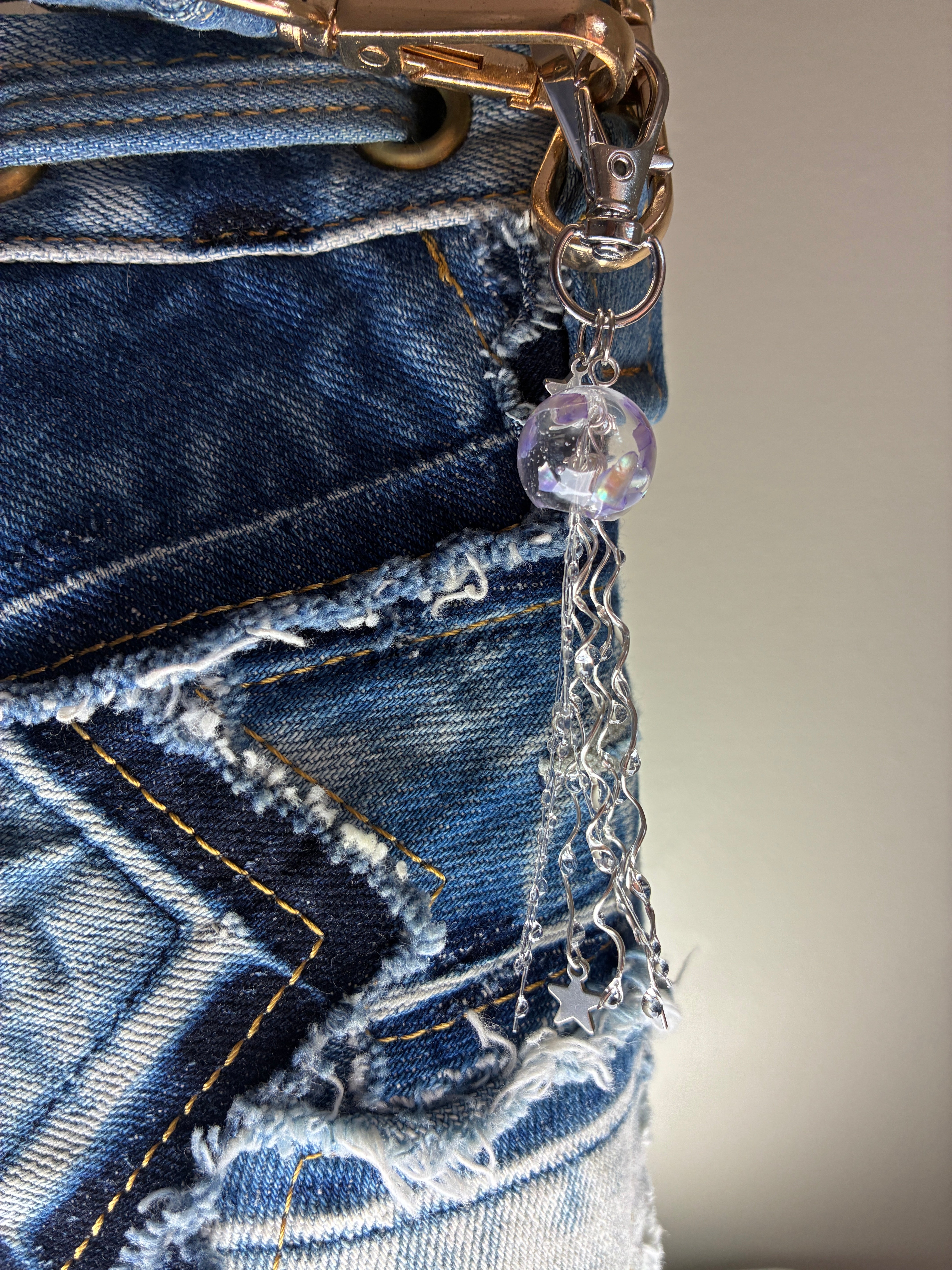 Jellyfish Bag Charm / Keychain