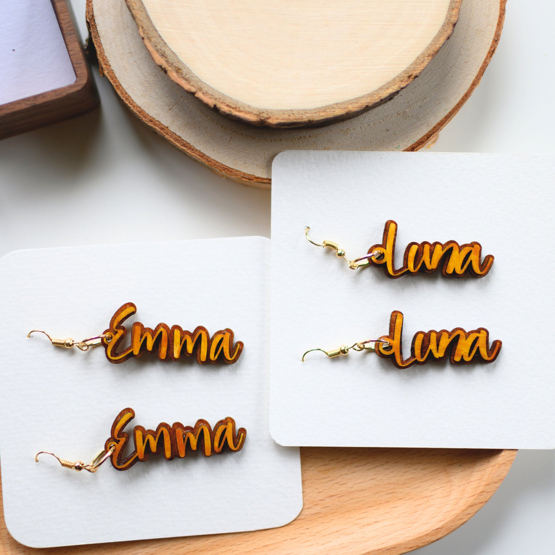 Personalised Earrings – Custom Jewelry for Her | Mother's Day Gifts