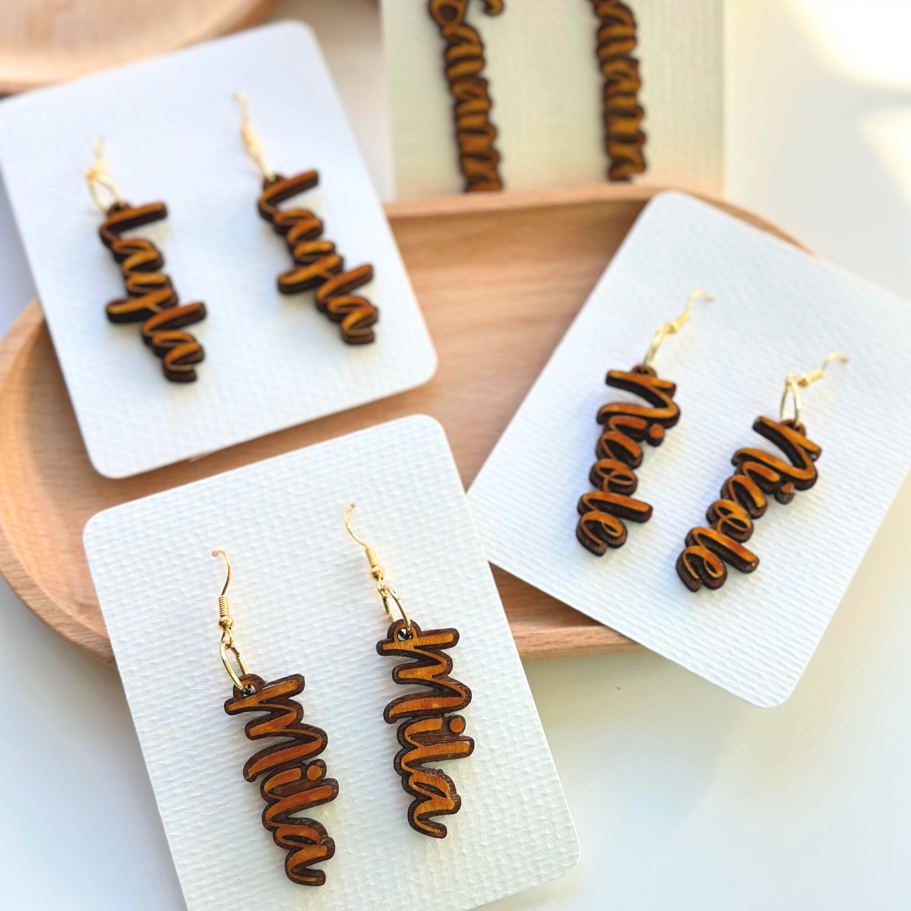 Personalised Earrings – Custom Jewelry for Her | Mother's Day Gifts