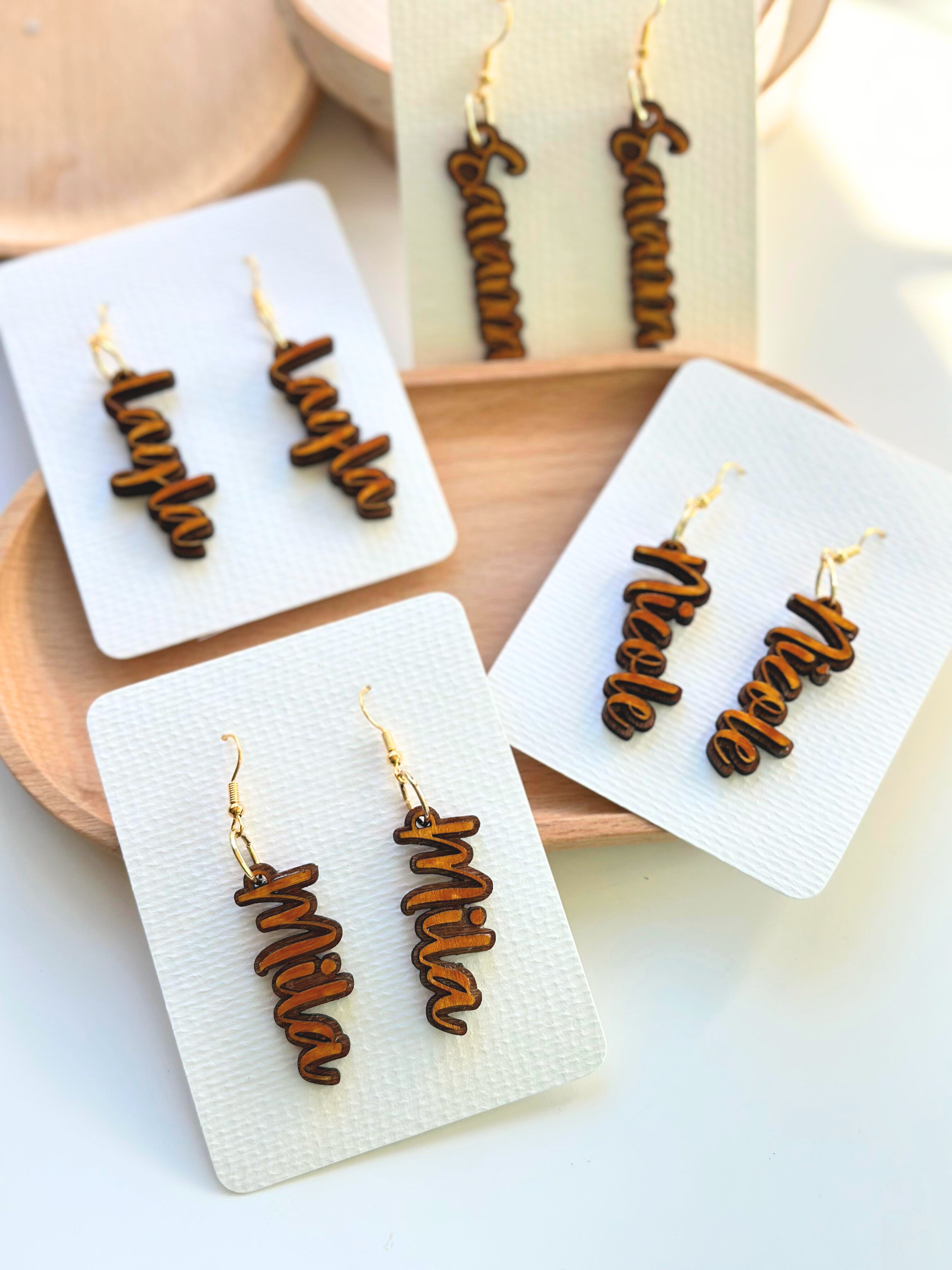 Personalised Earrings – Custom Jewelry for Her | Mother's Day Gifts