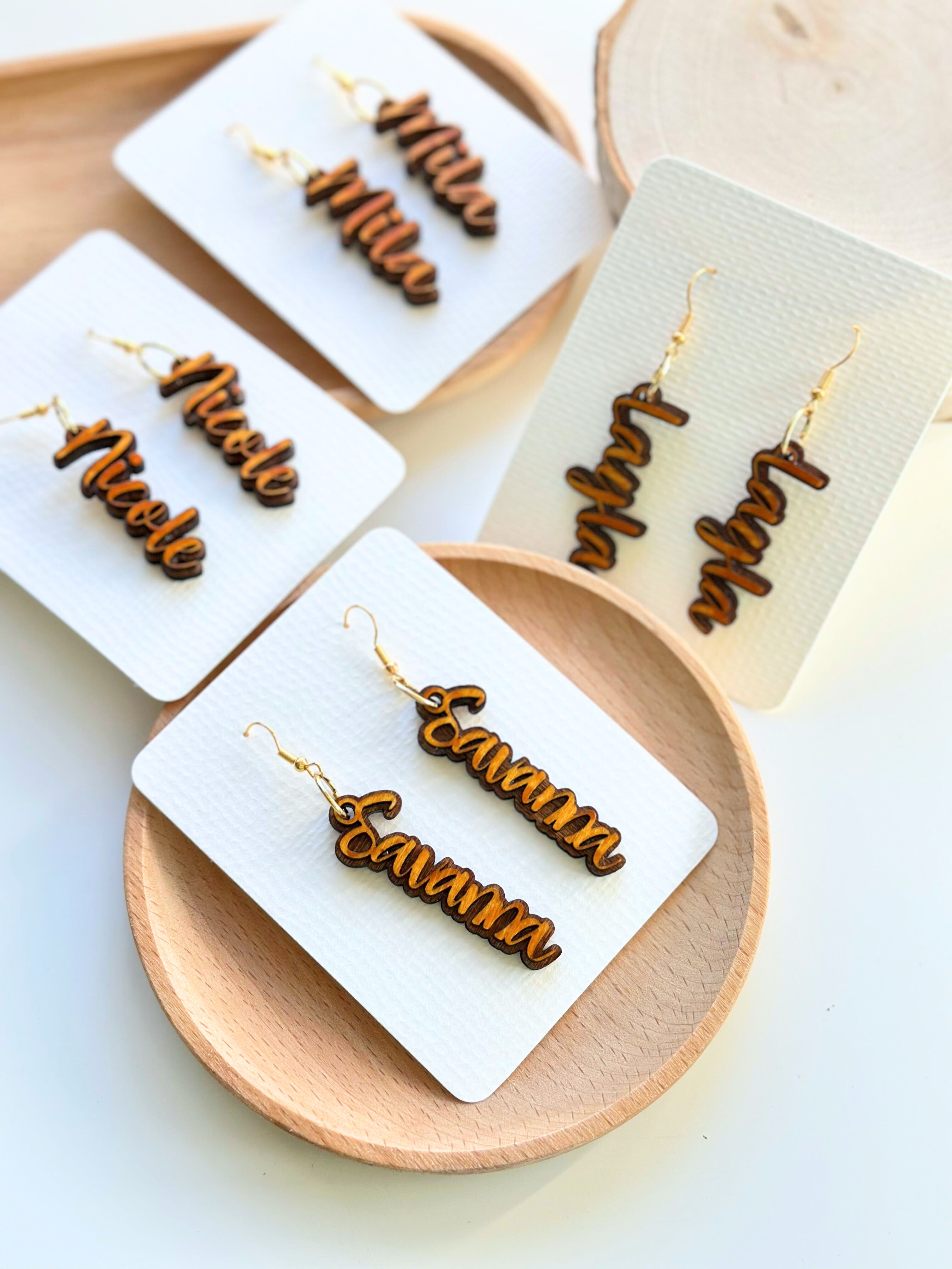 Personalised Earrings – Custom Jewelry for Her | Mother's Day Gifts