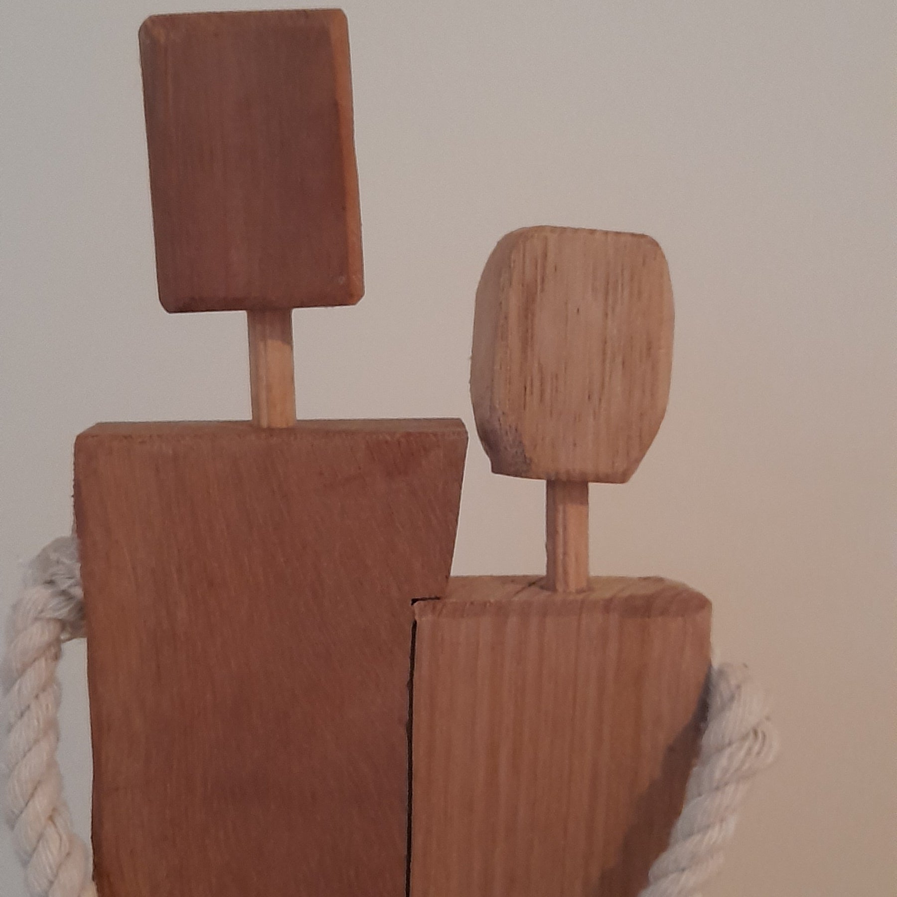 Man and Woman Wood Art