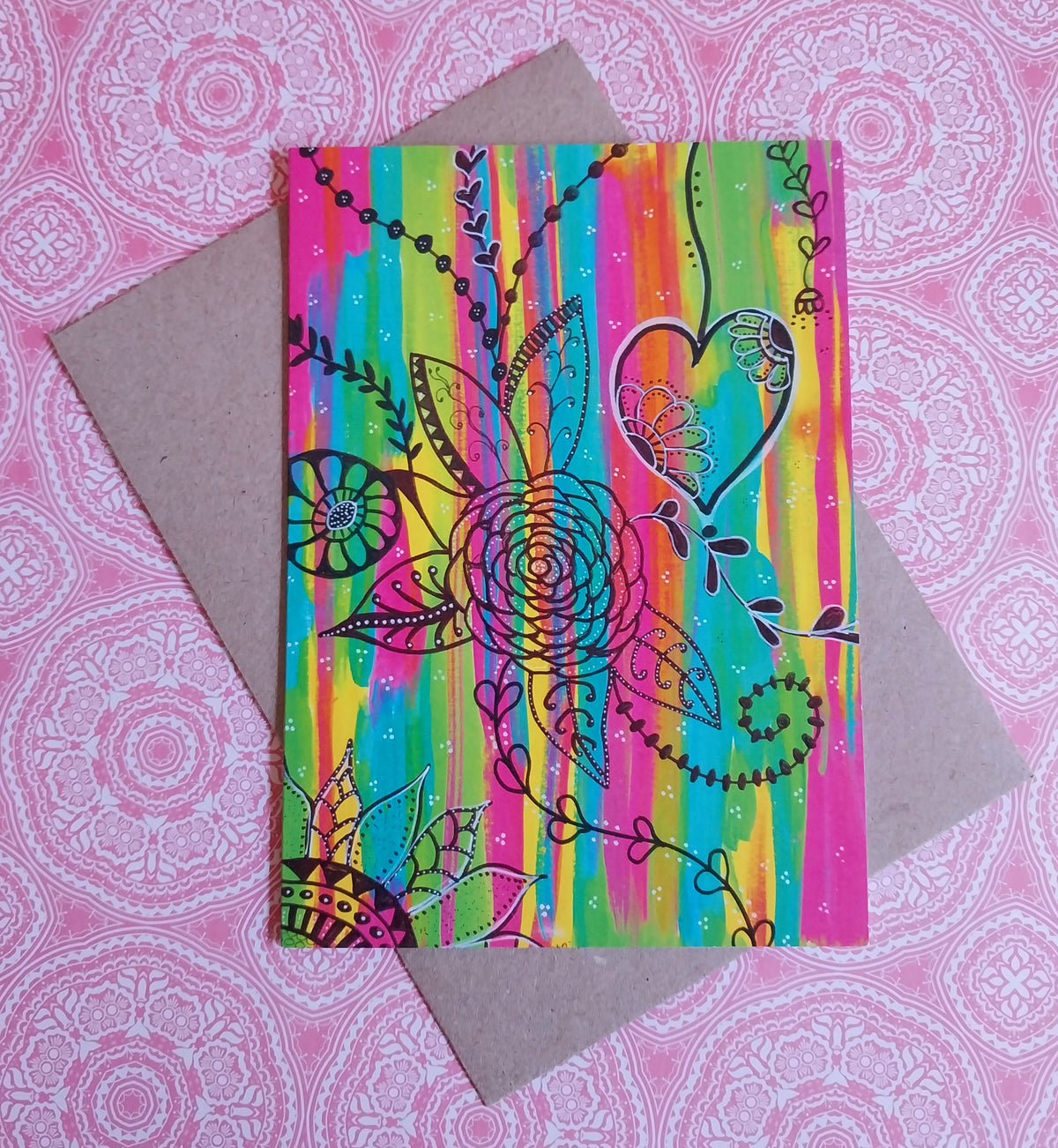 Graffiti Art Blank Greeting Card