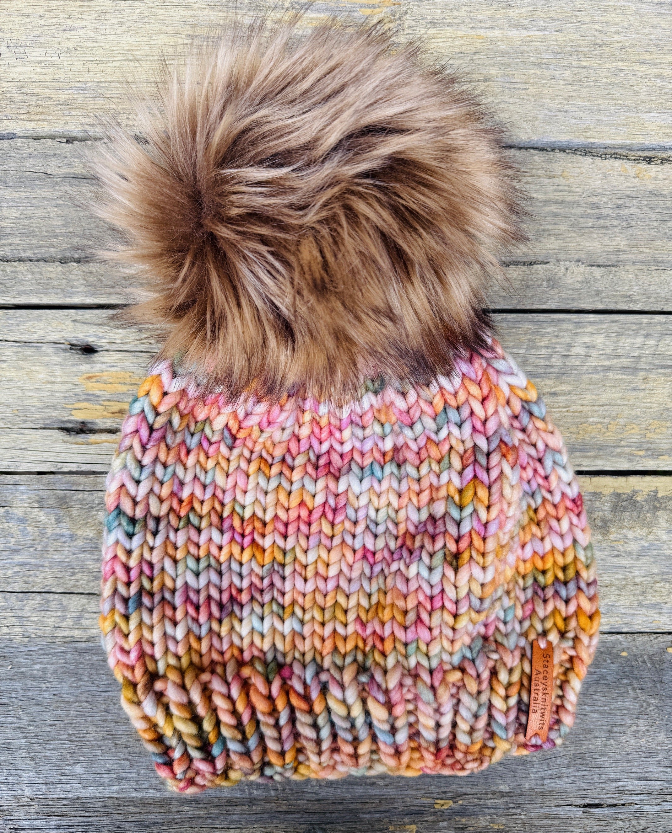 DIGITAL DOWNLOAD - Basic Chunky Knitted Beanie Pattern