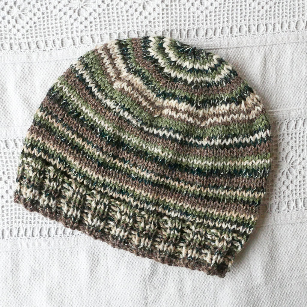 Beanies:  skull cap or traditional, wool, adult, hand knitted.