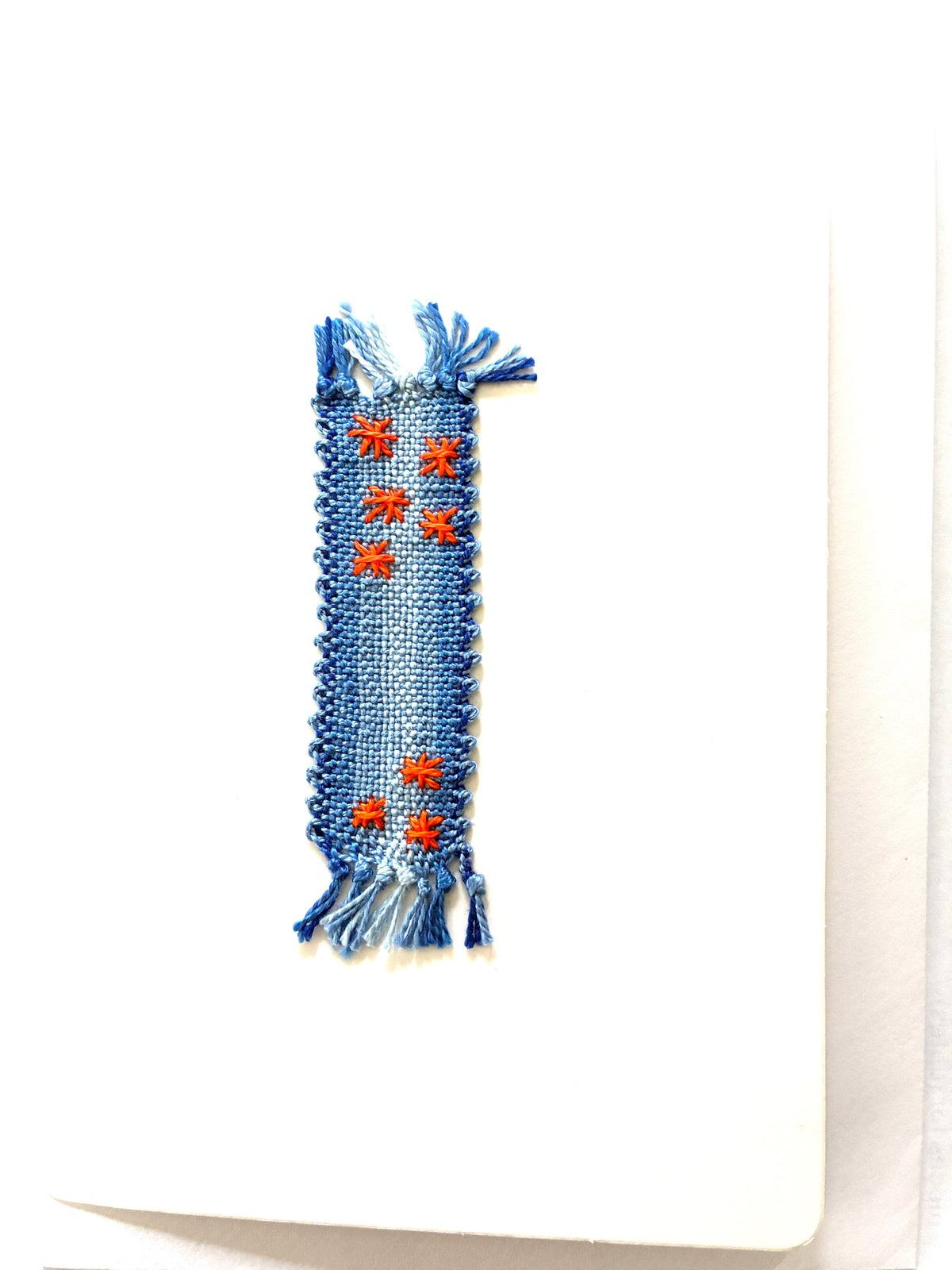 Bobbin lace greeting card