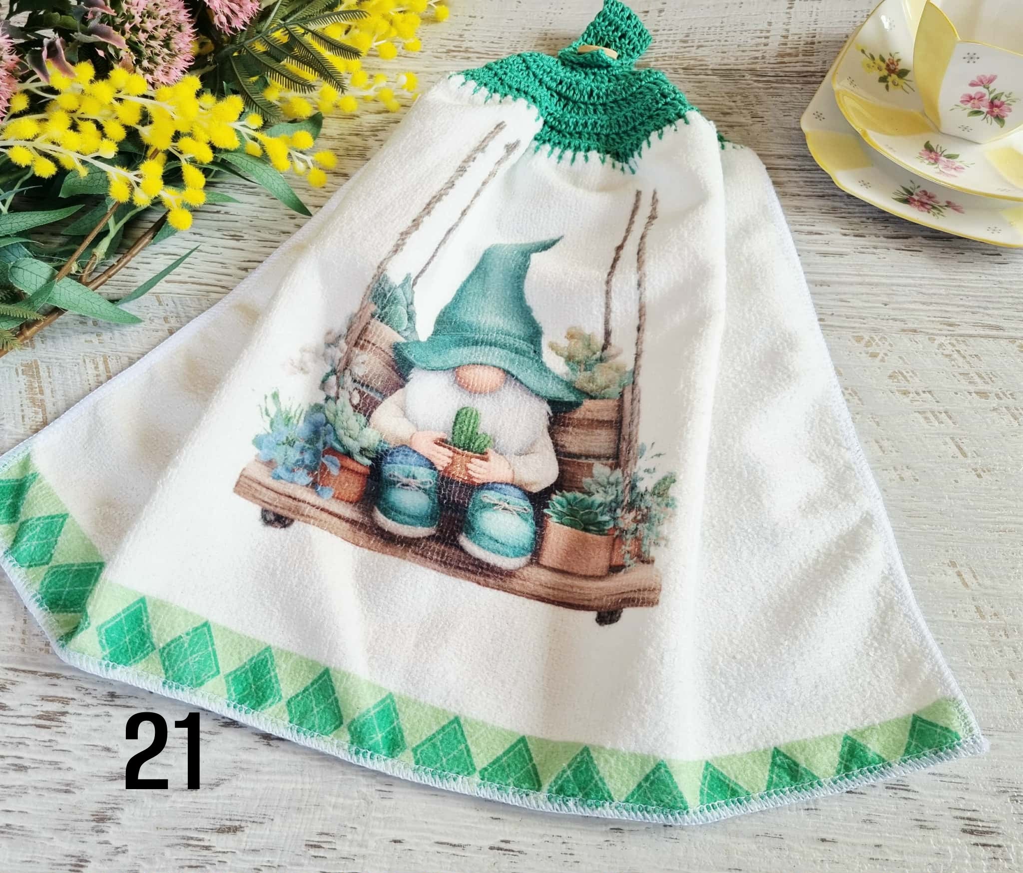 Kitchen Hand Towel | Hanging | Polyester Microfibre | SINGLE LAYER | 9 Styles - 19 - 27