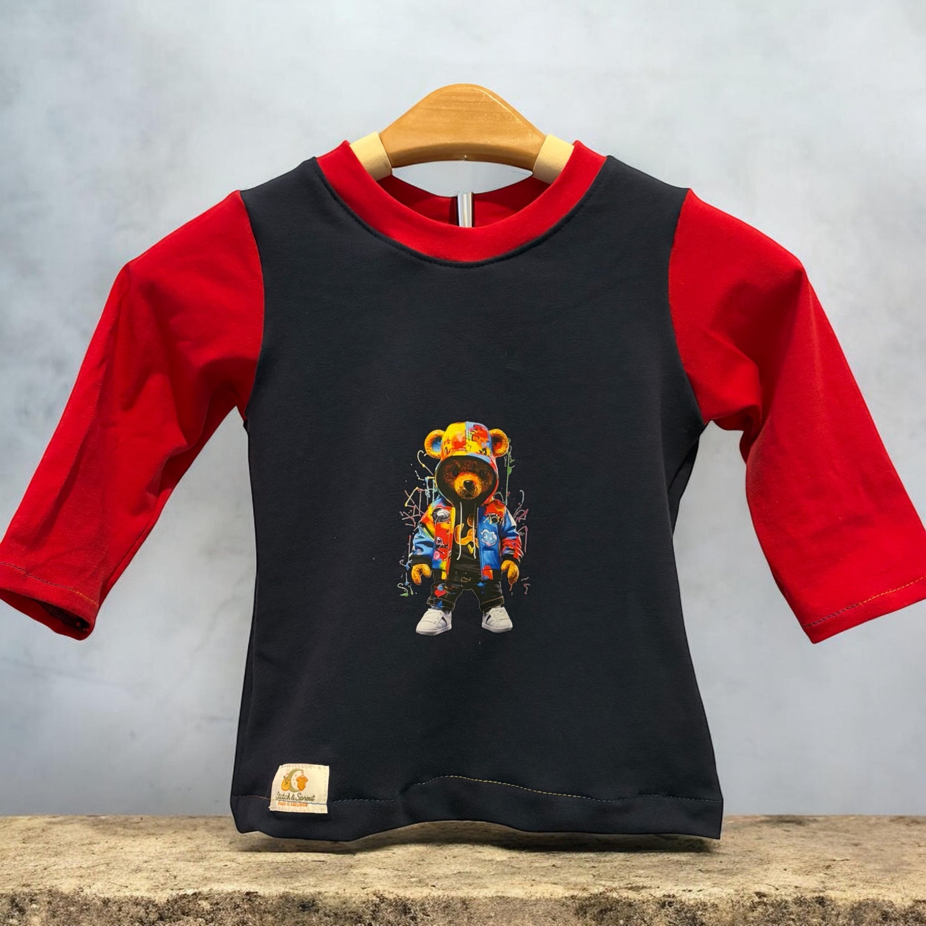 URBAN BEAR LONG SLEEVE TEE SHIRT