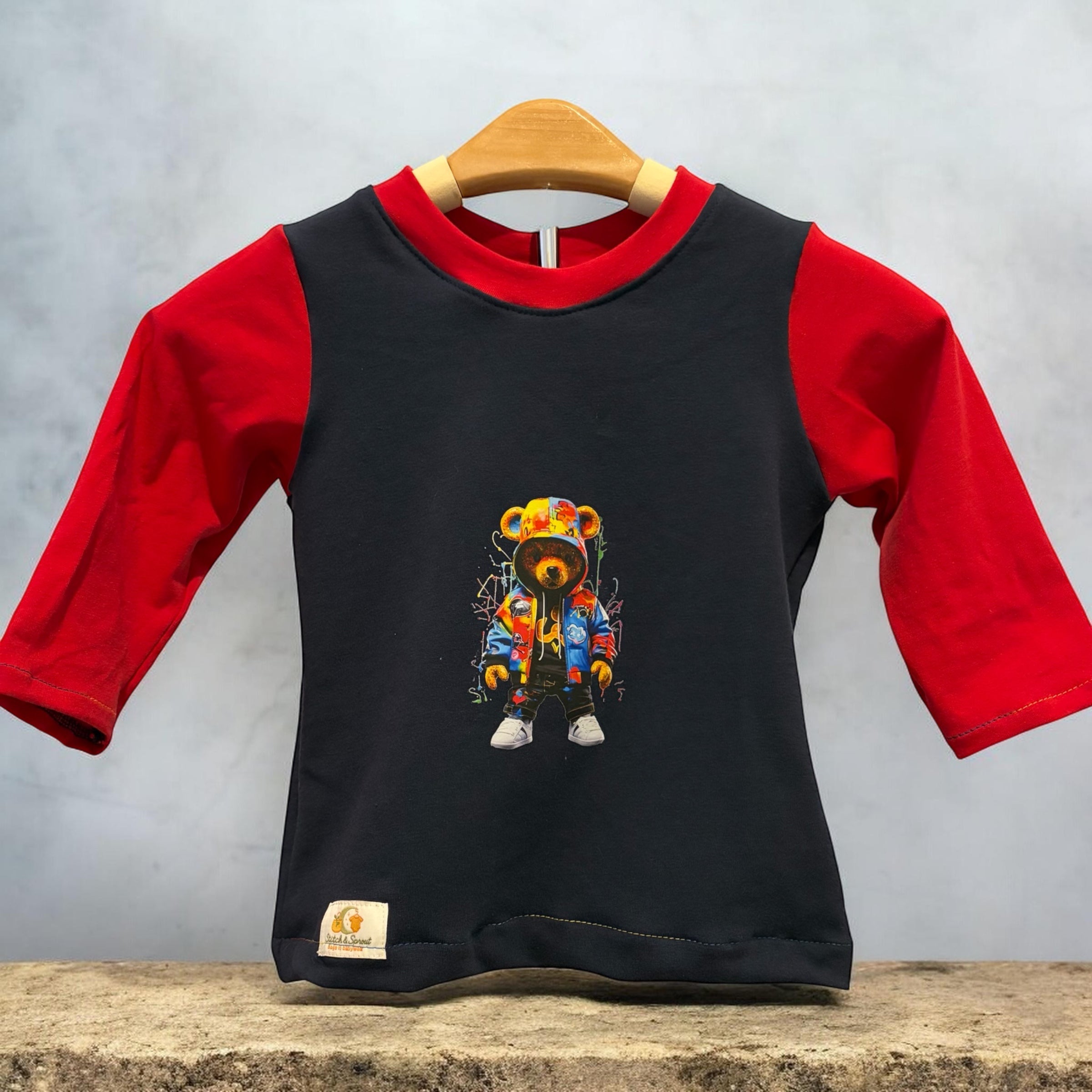 URBAN BEAR LONG SLEEVE TEE SHIRT
