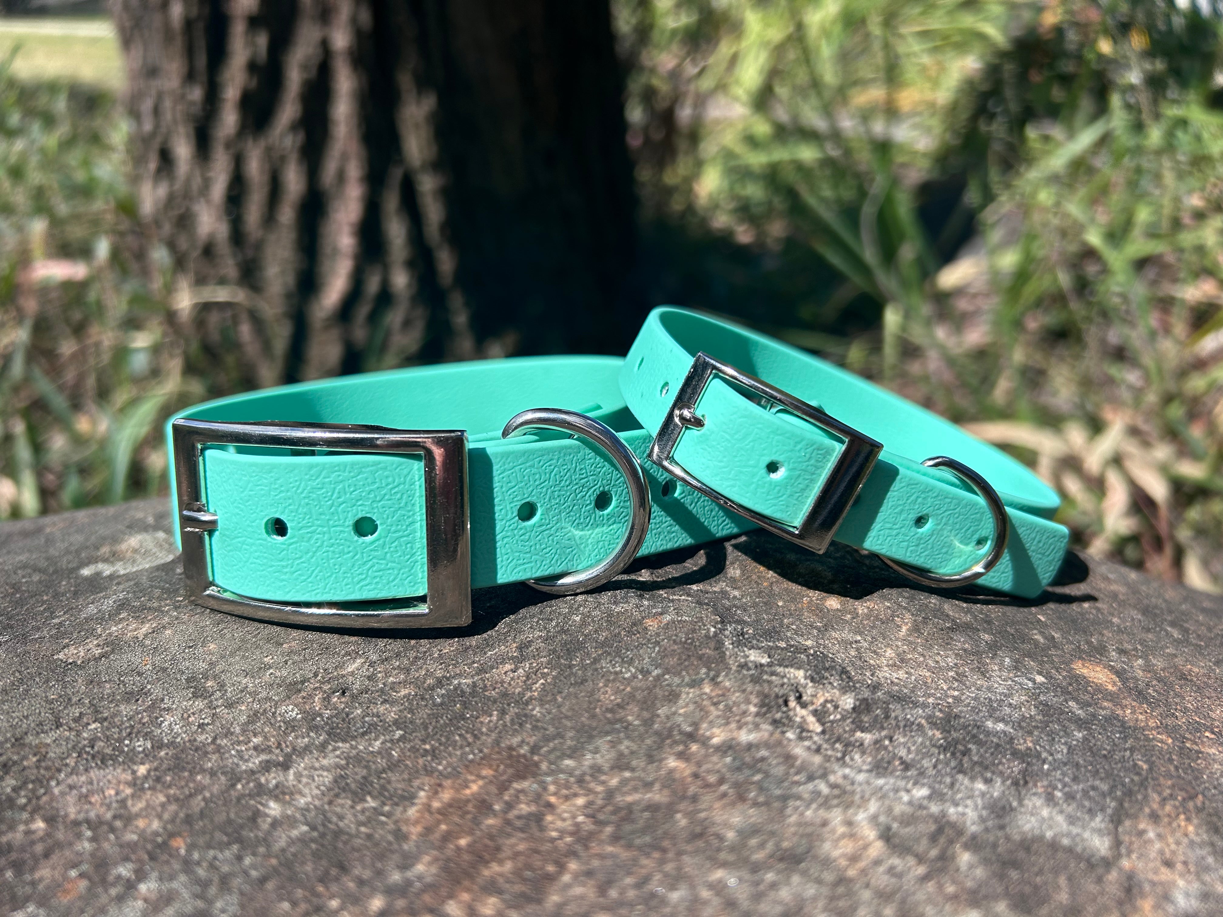 DOG PET COLLAR WATERPROOF BRIGHT STRONG