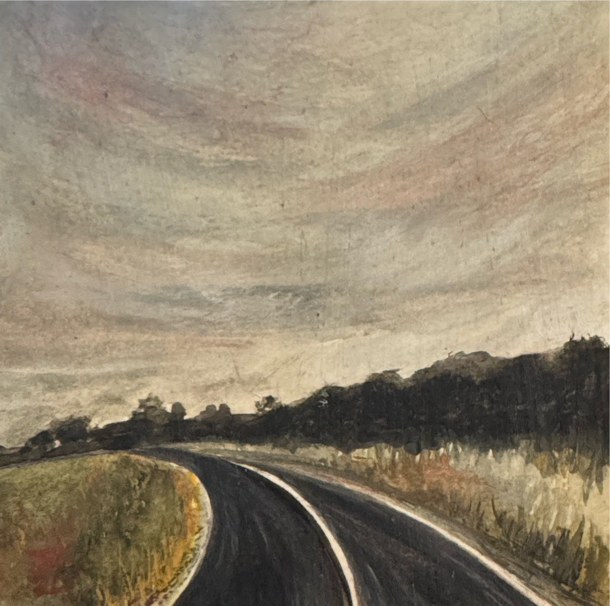 The Road through Lalgambook/Mt Franklin