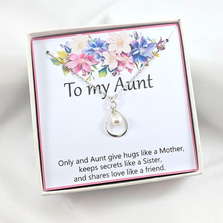 Auntie Necklace, Choose Your Personalized Design,Mothers Day