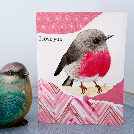 Pink robin 
