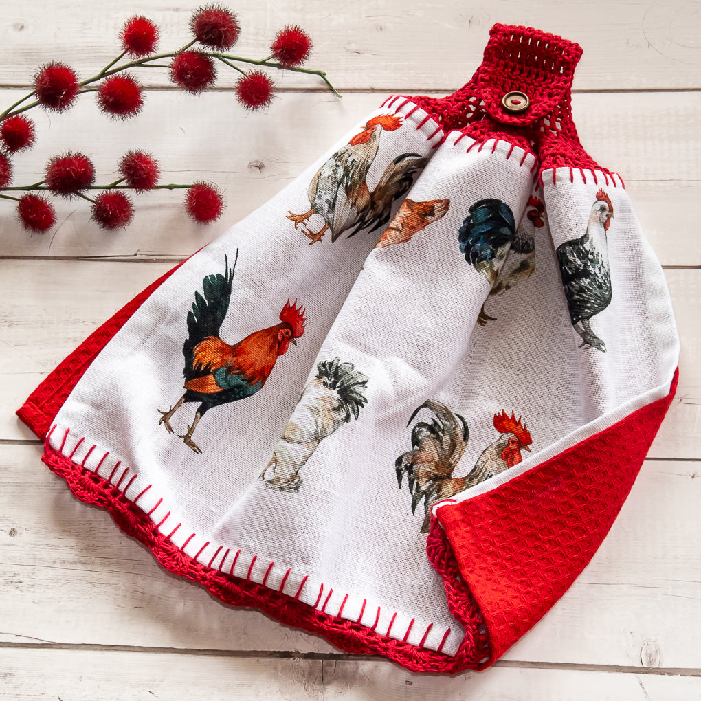 Hanging Tea Towels - Double Sided - Cotton