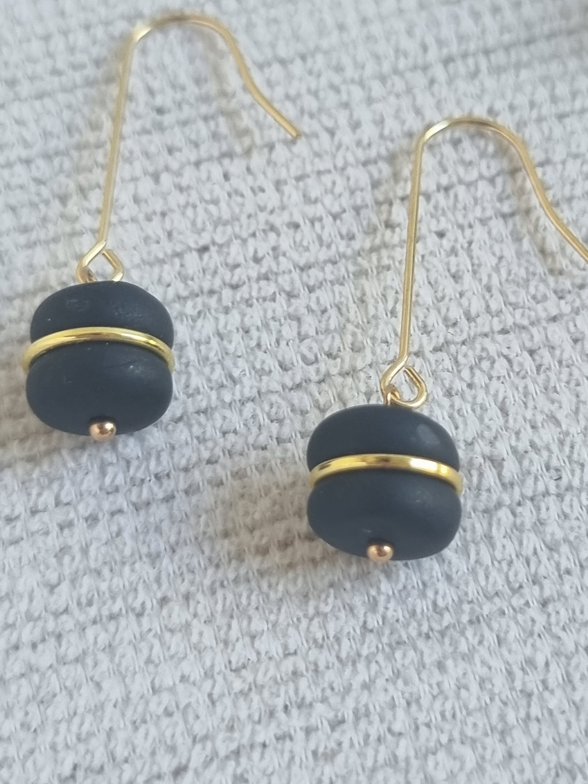Goldren Black Dangles