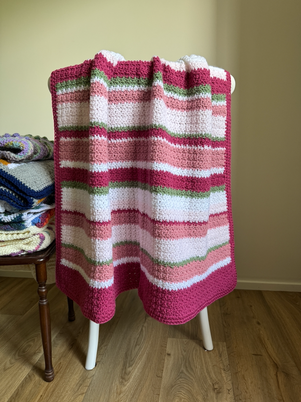 Crochet | Baby Blanket / Throw | Various Pink & Variegated options