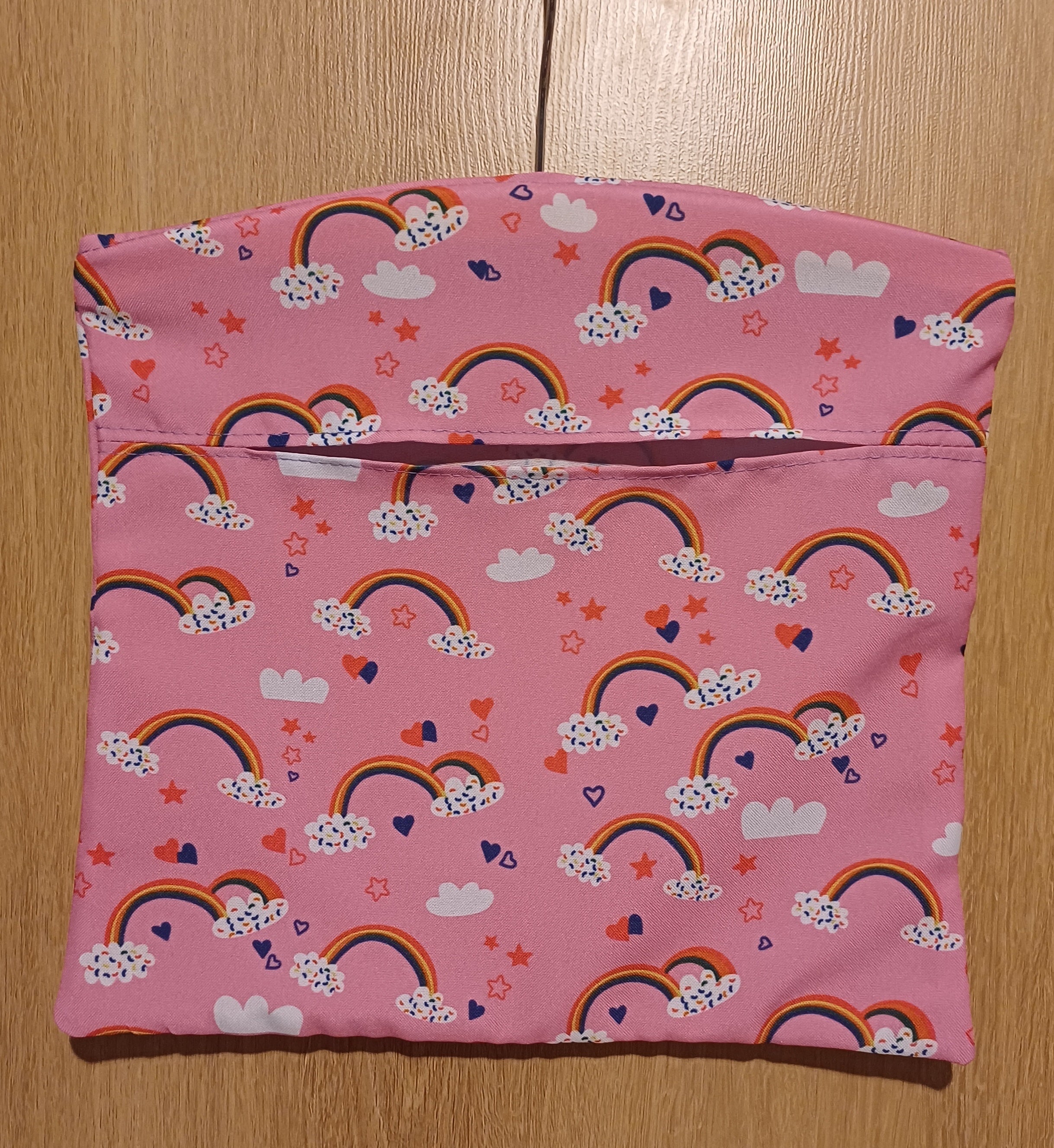 Peg Bag - Pink Rainbow Design