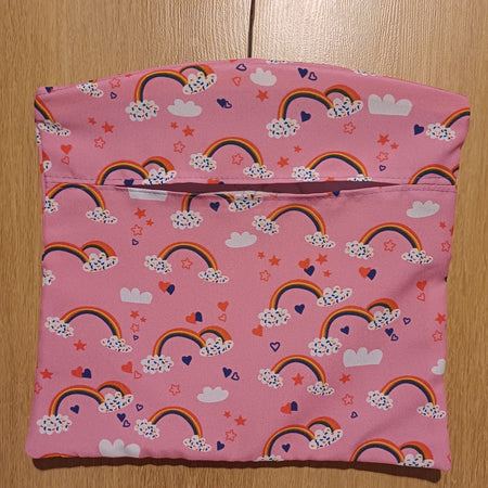 Peg Bag - Pink Rainbow Design