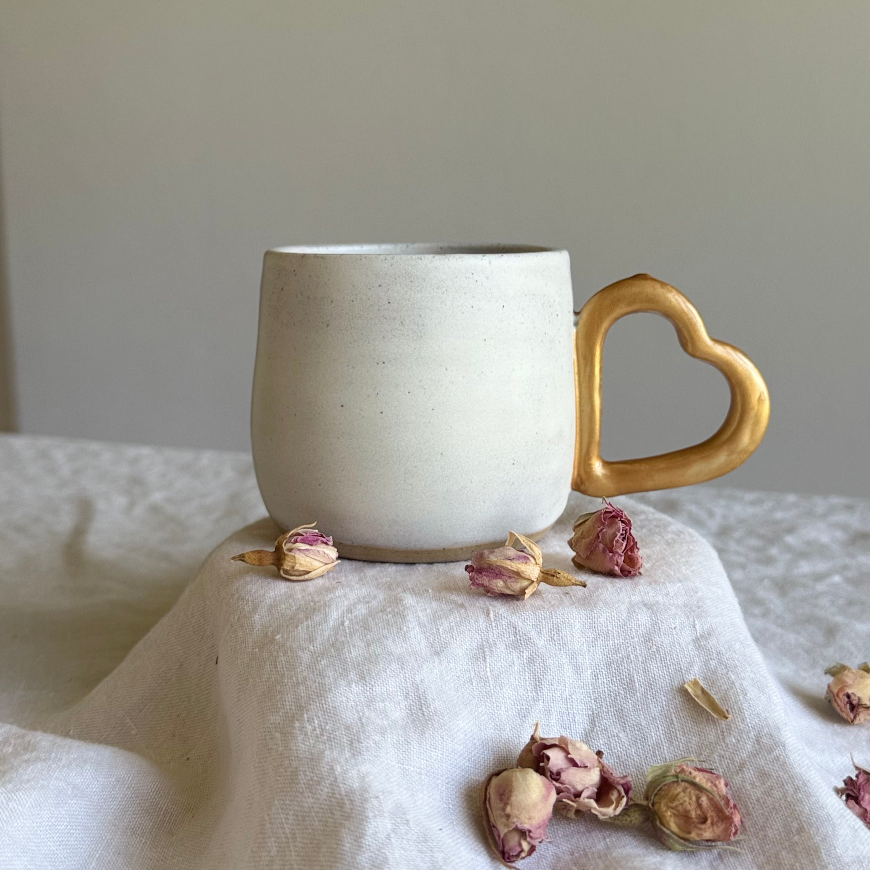 Mi Amore Mug  | Spiced Plum | Seafoam  | Wheel Thrown Pottery
