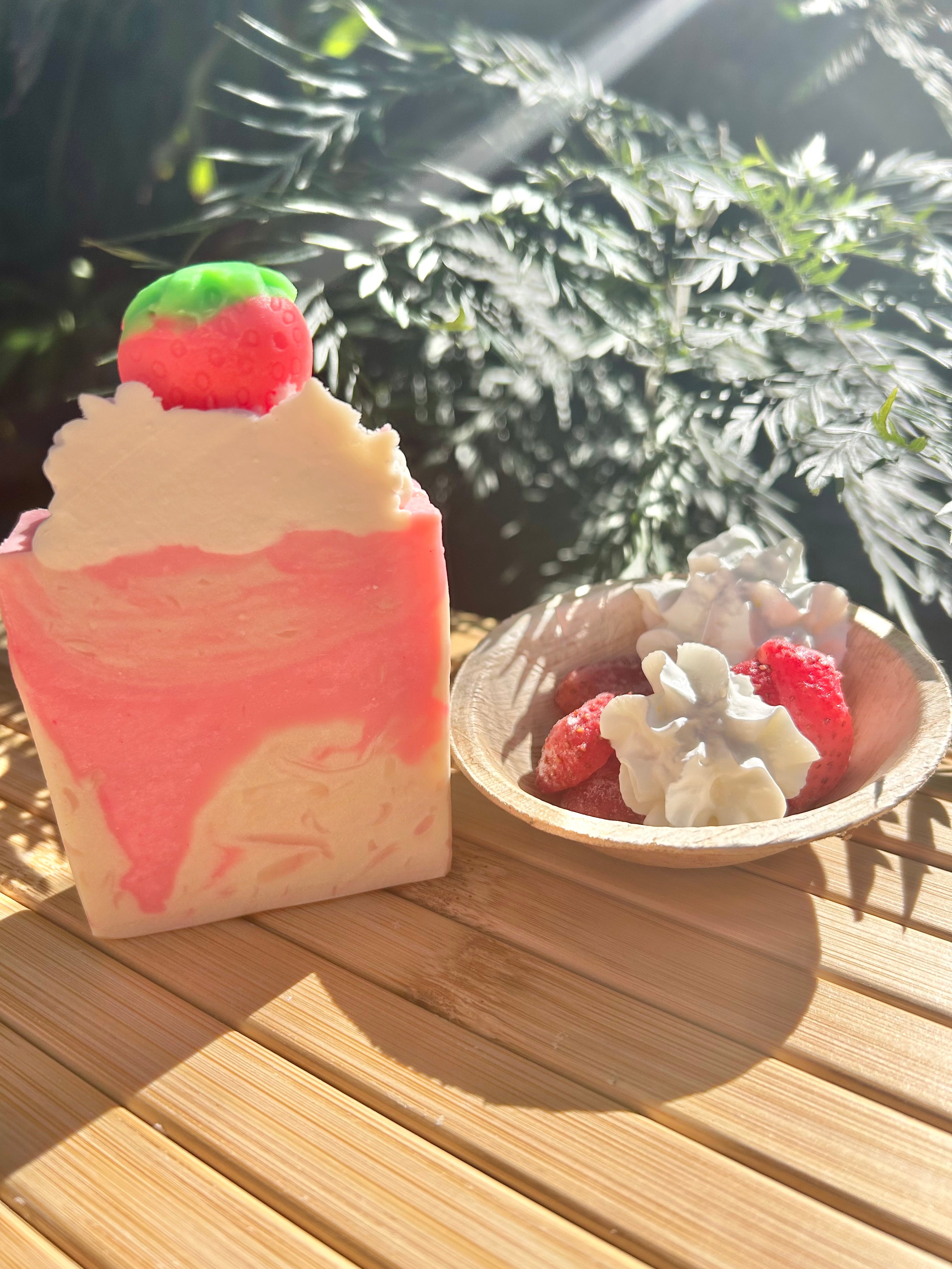 🍓 Strawberry & Cream Soap | Handmade Soap | Limited Edition 🍓