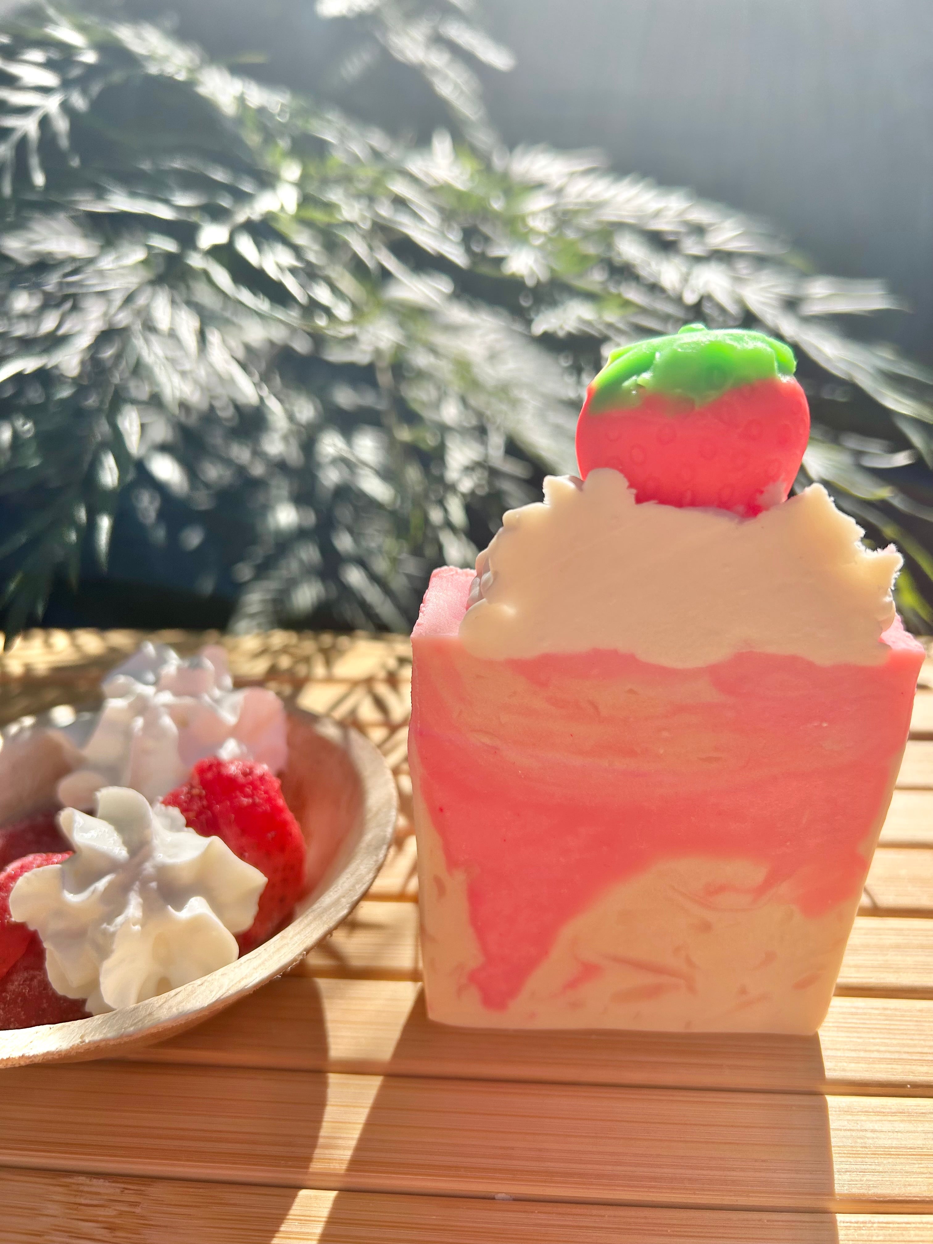 🍓 Strawberry & Cream Soap | Handmade Soap | Limited Edition 🍓
