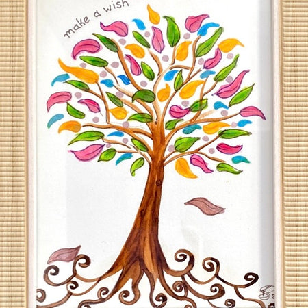 “Wishing Tree” original artwork | Watercolour on paper | Framed 18cm x 23cm