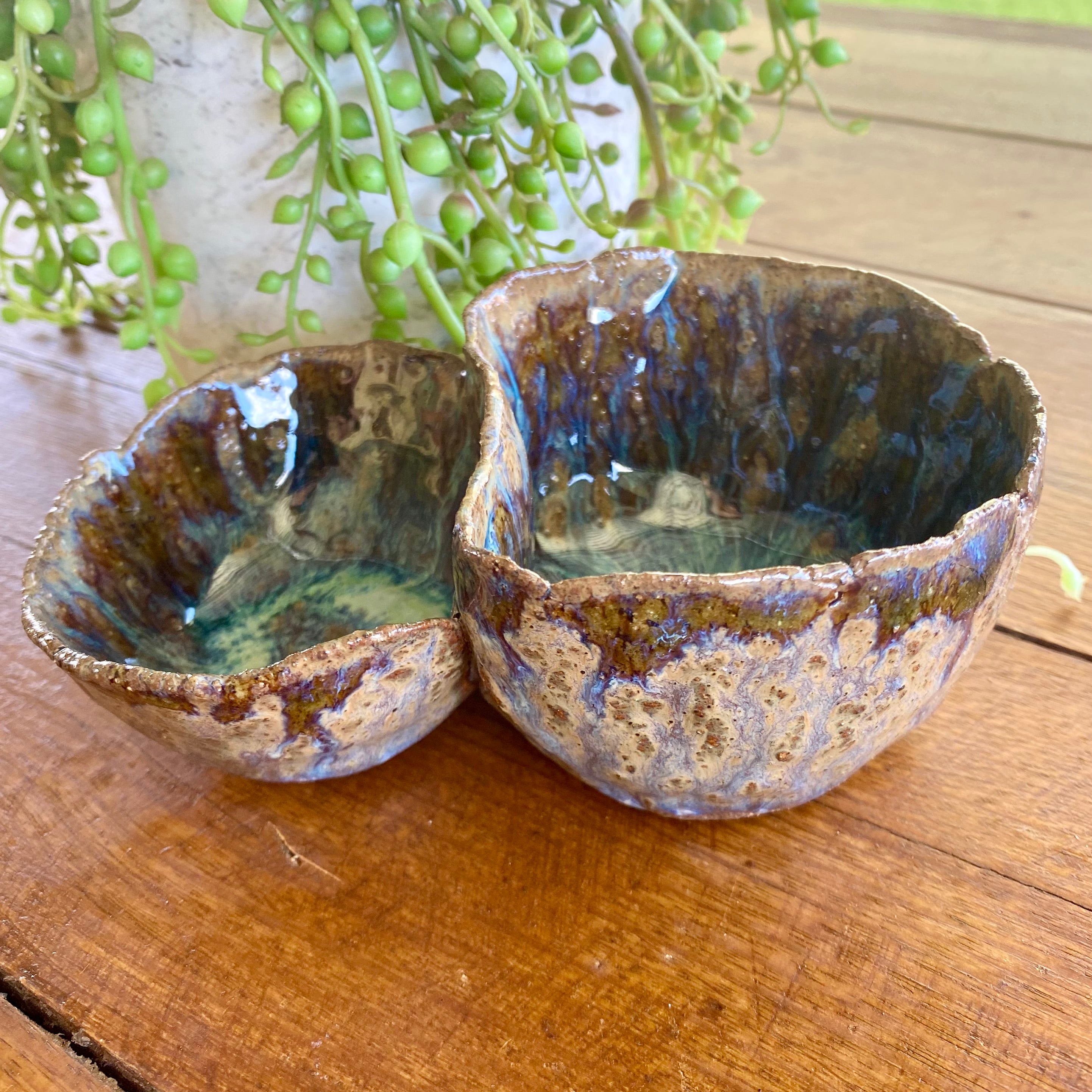 Handmade Ceramic Embracing Olive & Pit Bowl / Cherry & Pip Bowl|Handmade Pottery