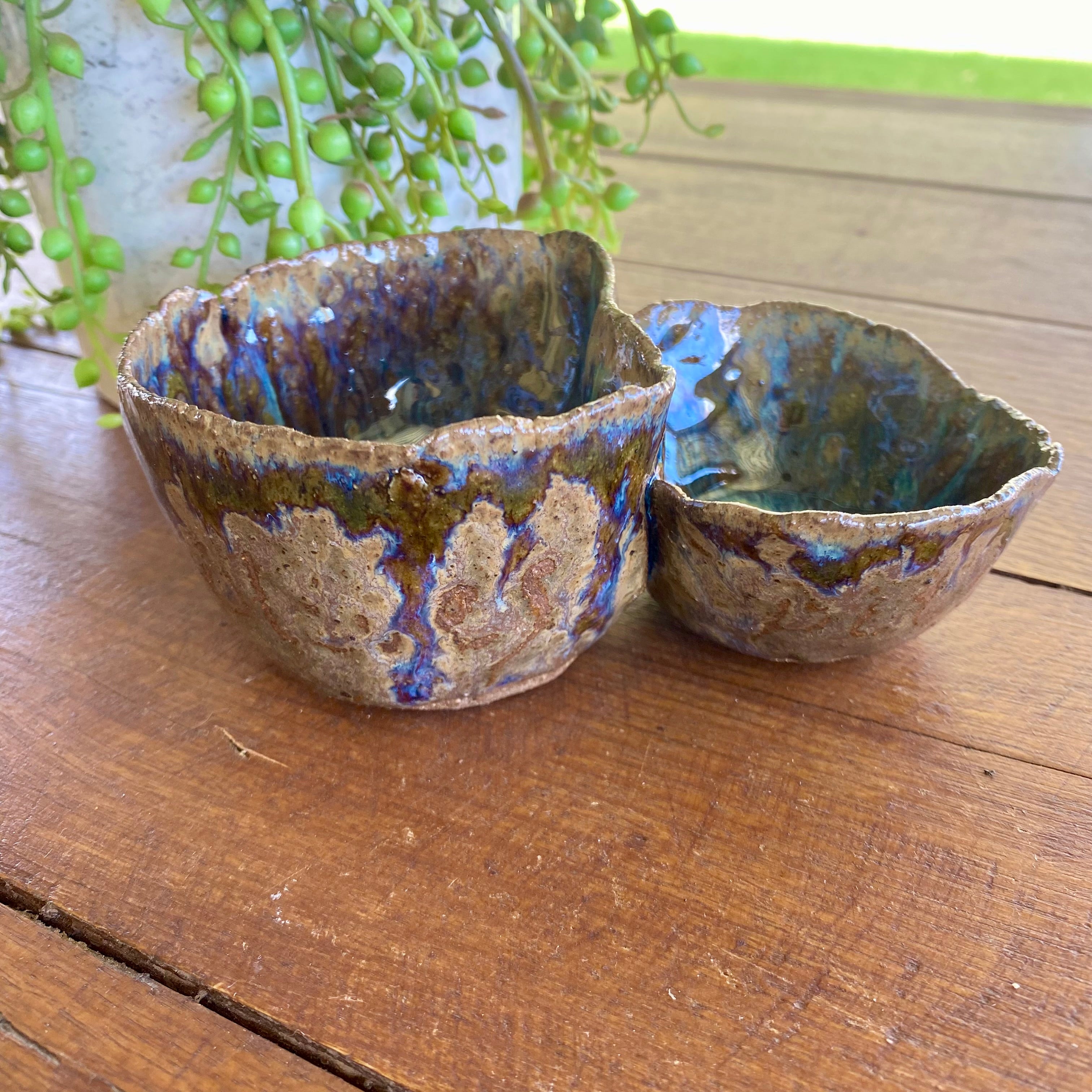 Handmade Ceramic Embracing Olive & Pit Bowl / Cherry & Pip Bowl|Handmade Pottery