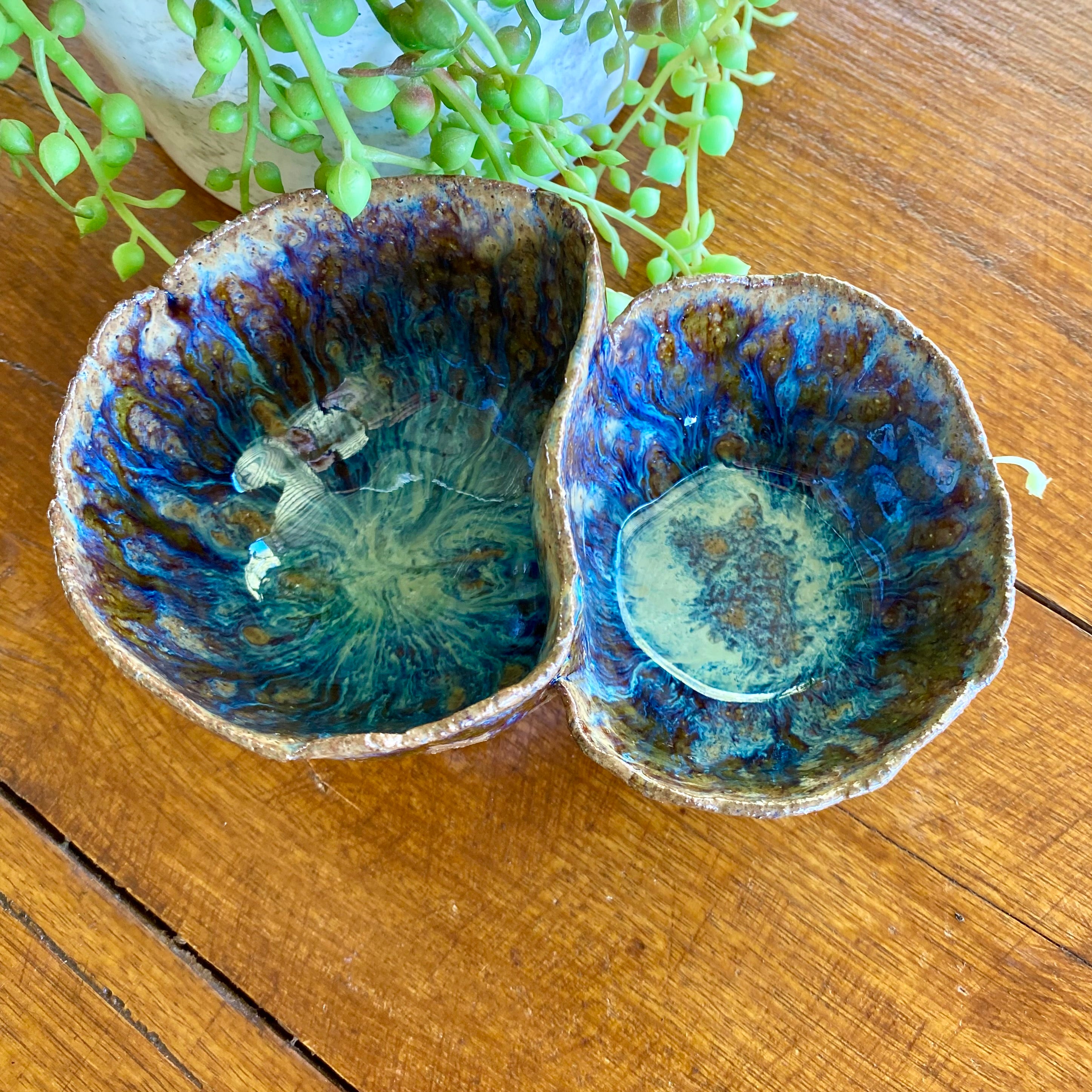 Handmade Ceramic Embracing Olive & Pit Bowl / Cherry & Pip Bowl|Handmade Pottery