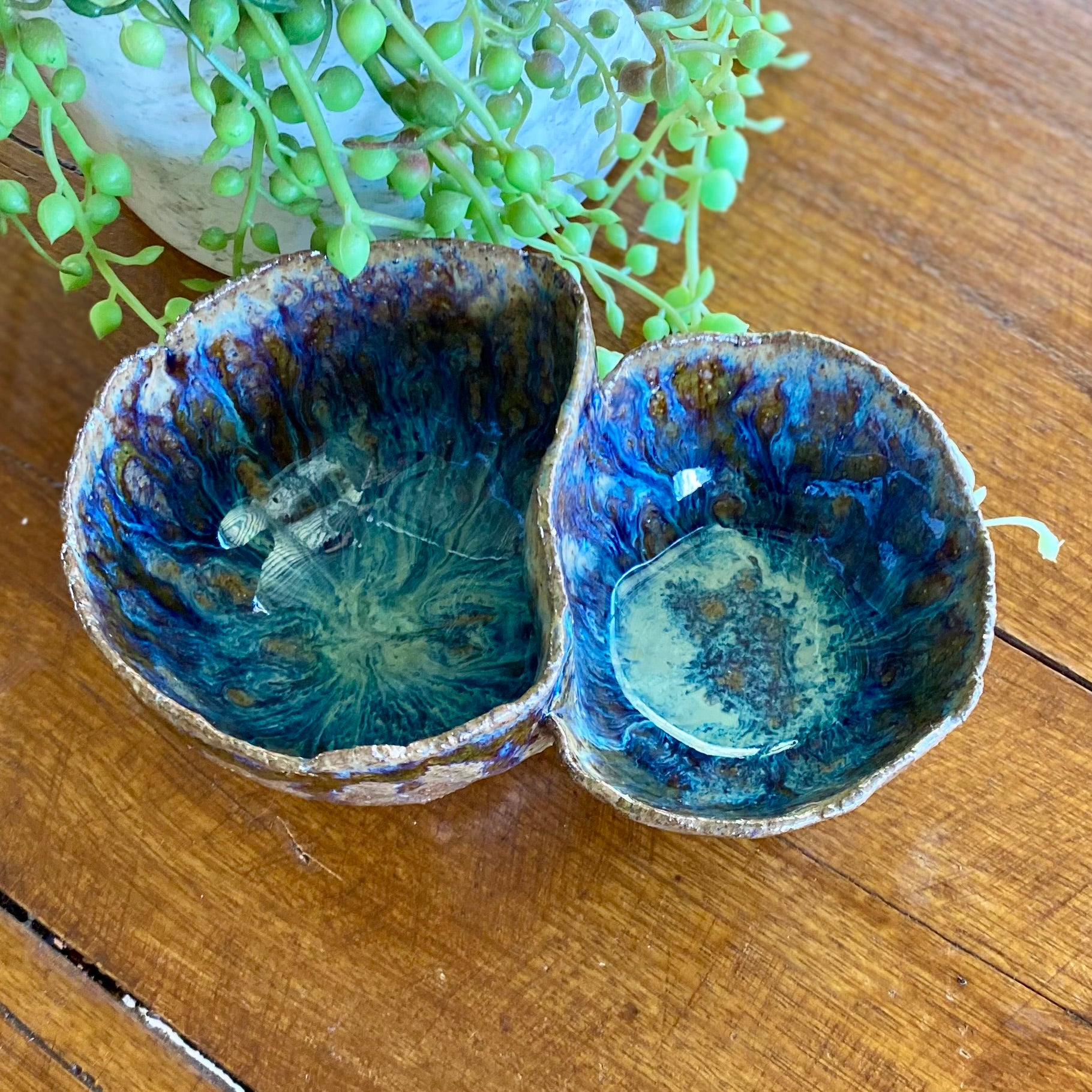 Handmade Ceramic Embracing Olive & Pit Bowl / Cherry & Pip Bowl|Handmade Pottery