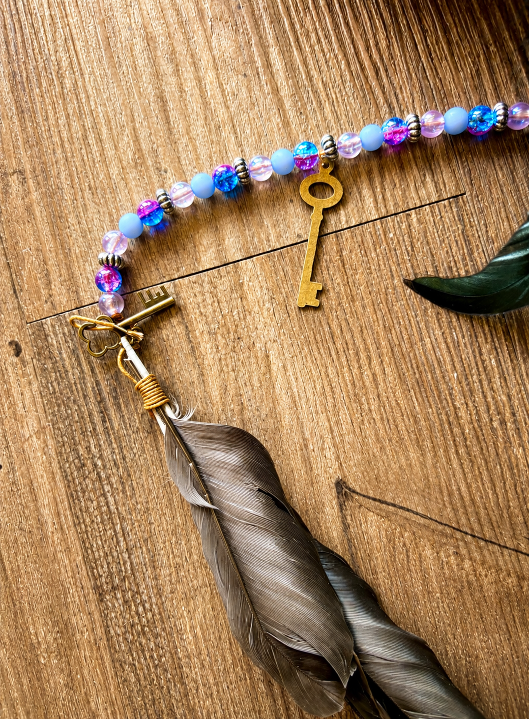 Handmade Kangaroo Hide Rattle – One of a Kind