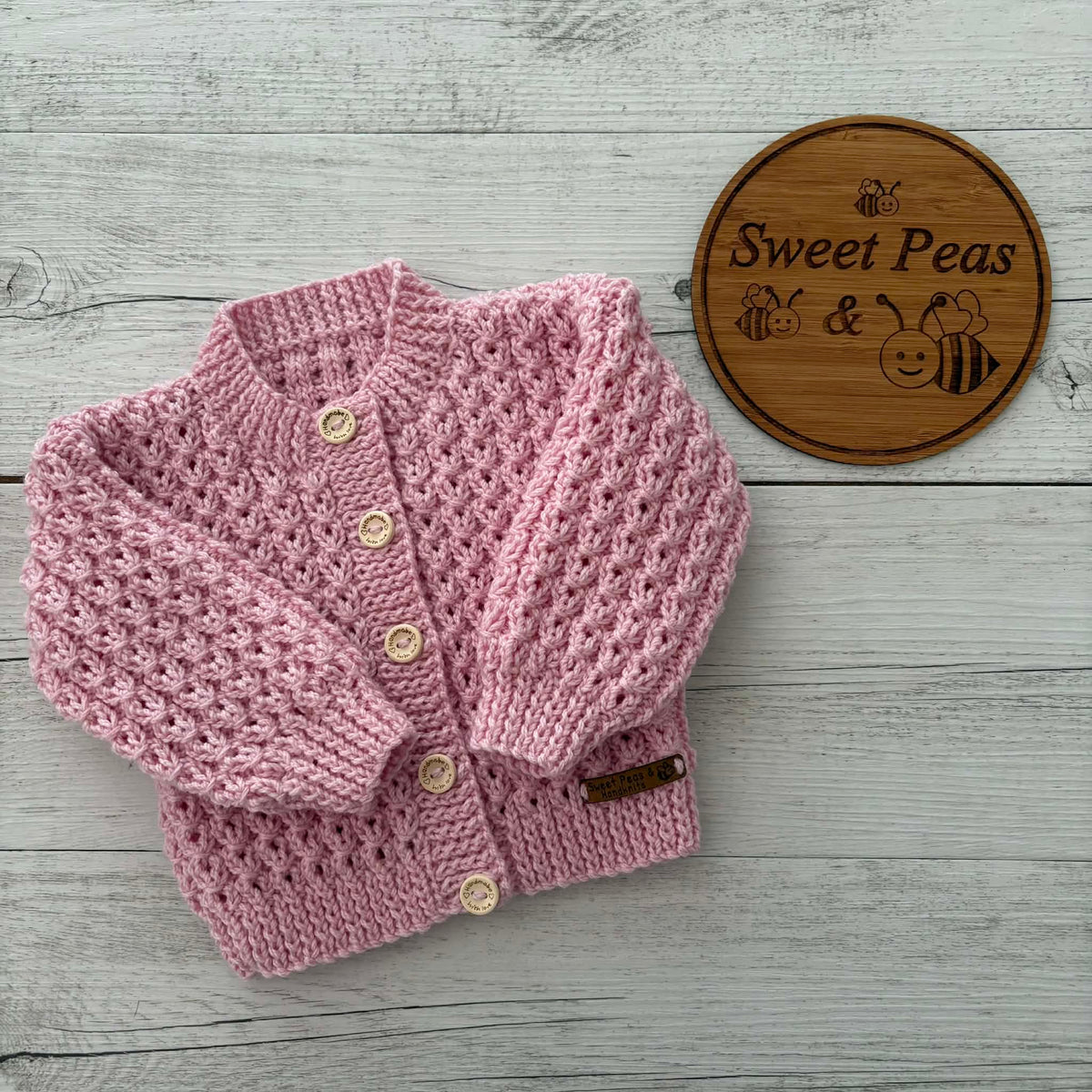 Hand Knitted Baby Cardigan