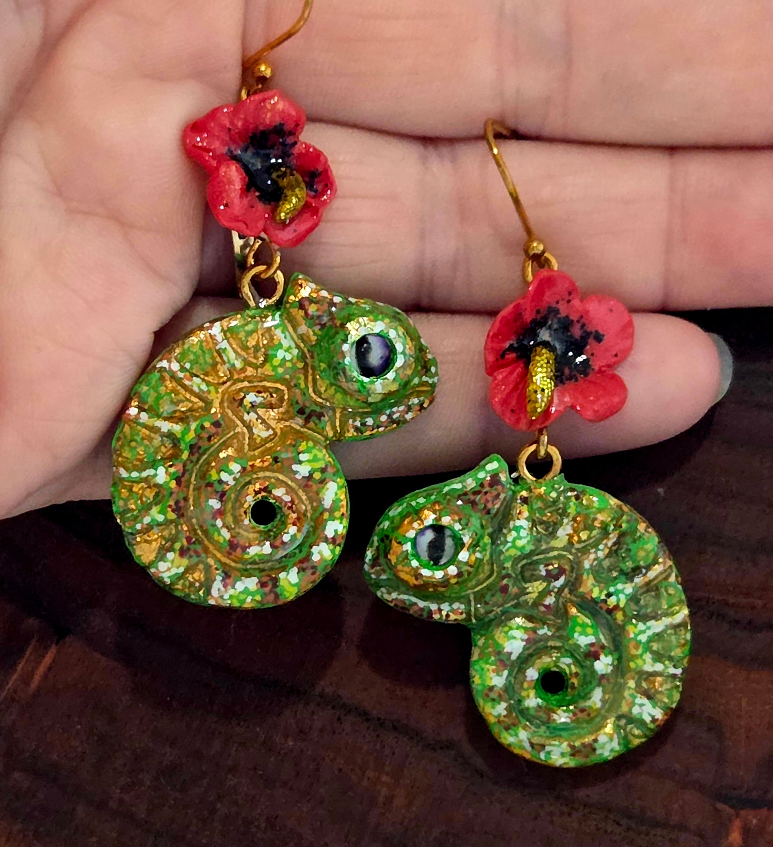 Chameleon Earrings