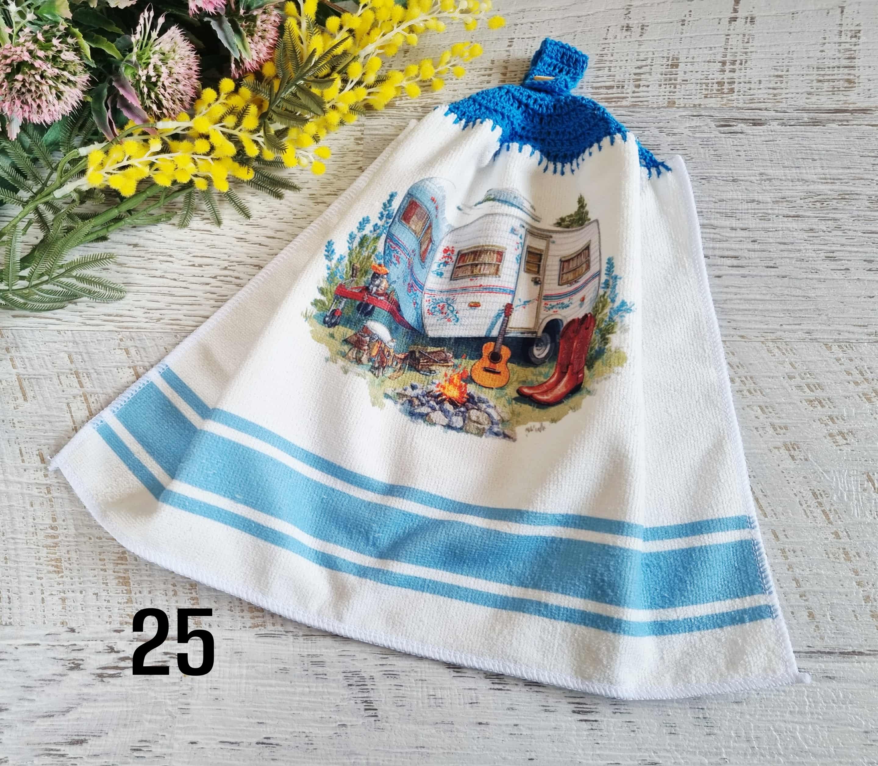 Kitchen Hand Towel | Hanging | Polyester Microfibre | SINGLE LAYER | 9 Styles - 19 - 27