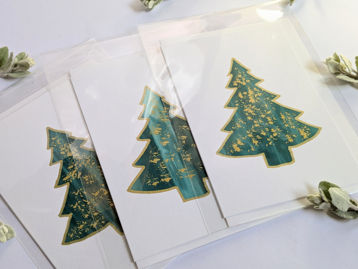 Hand Printed Christmas Cards
