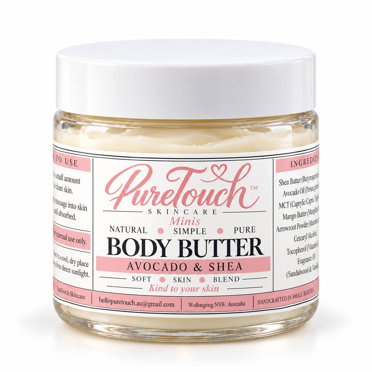 PureTouch Minis Avocado and Shea Body Butter