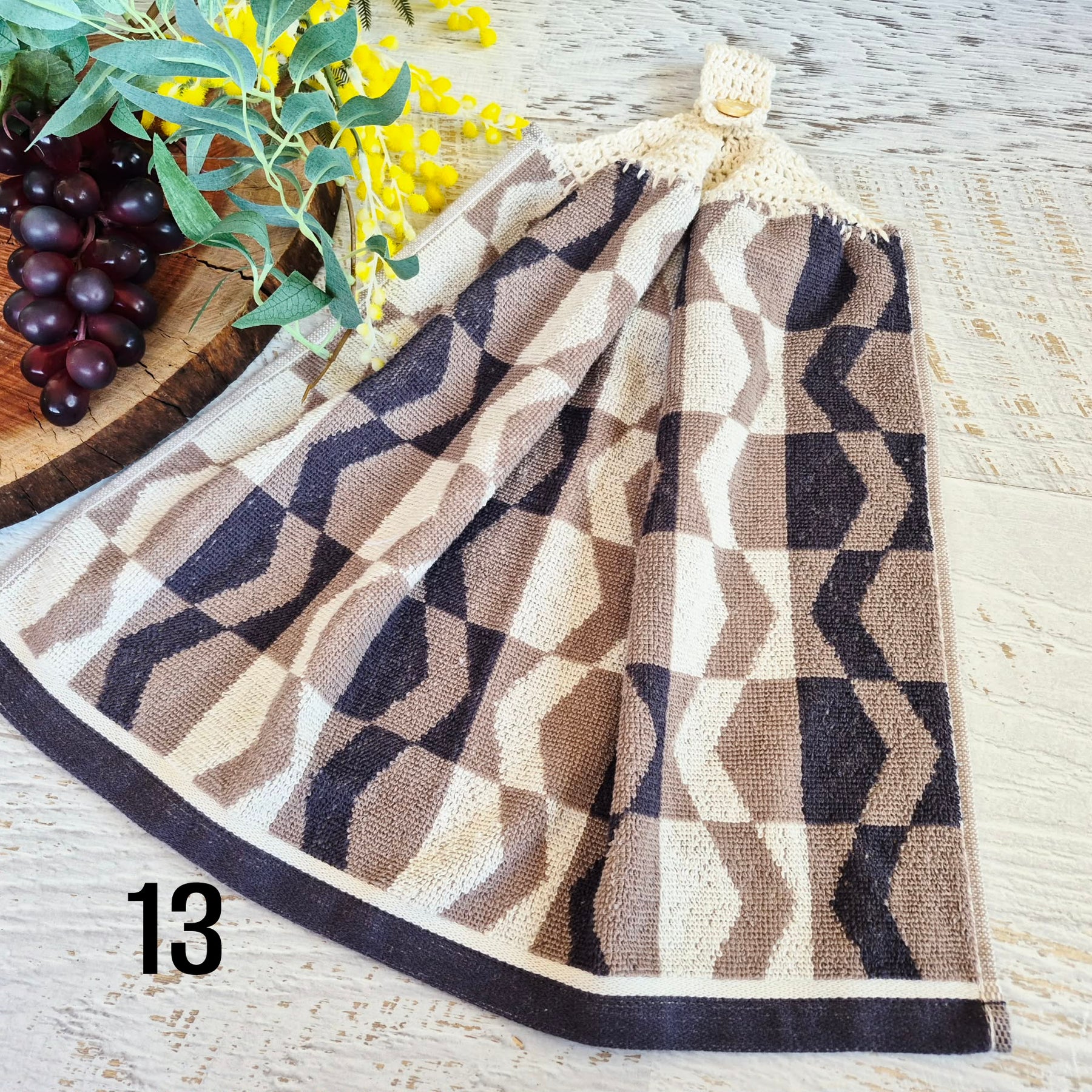 Kitchen Hand Towel | Hanging | Cotton | SINGLE LAYER | 9 Styles - 10-18