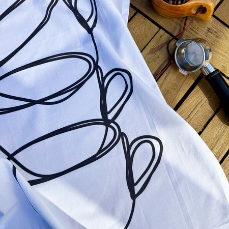 Artist Designed Tea Towel - 100% Organic Cotton. Kitchen Study No. 3