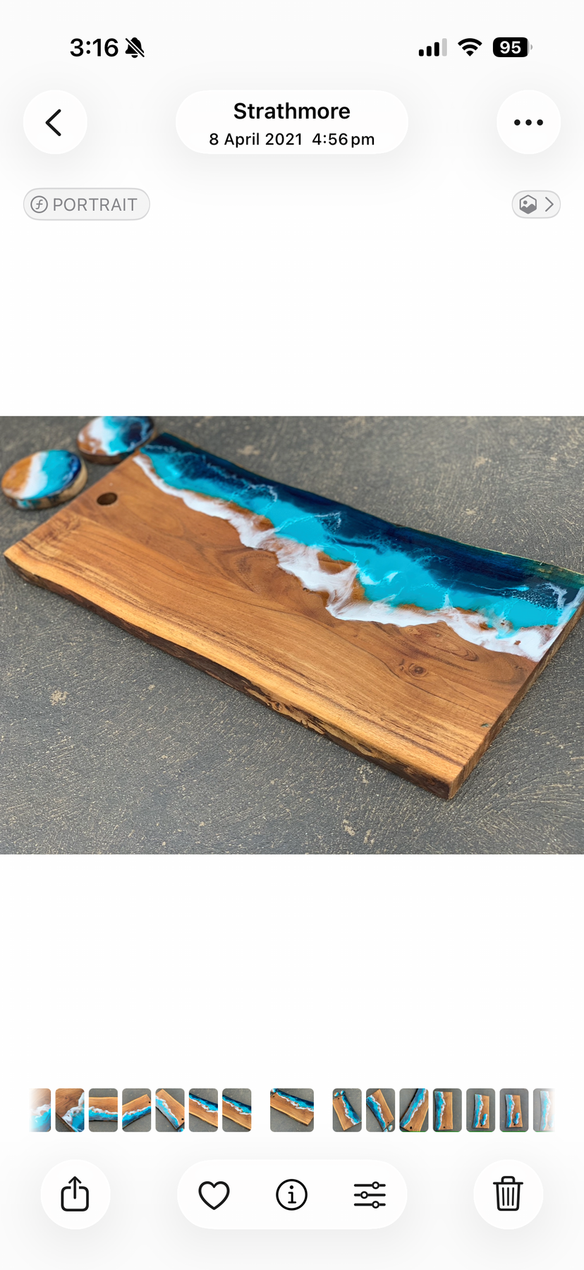 Beach waves | serving board | serving platter | charcuterie board | Christmas gift | gift ideas | serve board | homewares