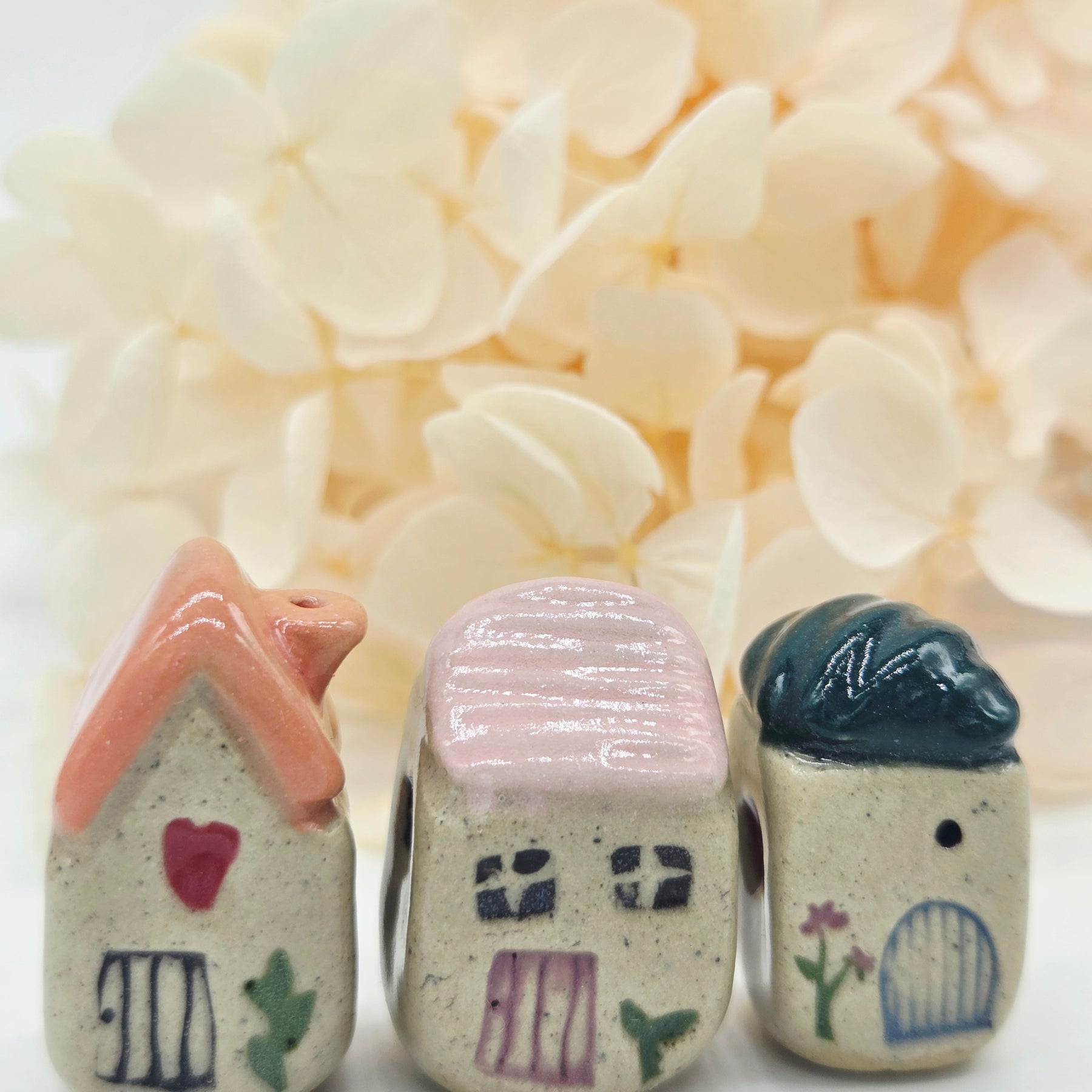 Tiny Ceramic Village - Maple Crescent