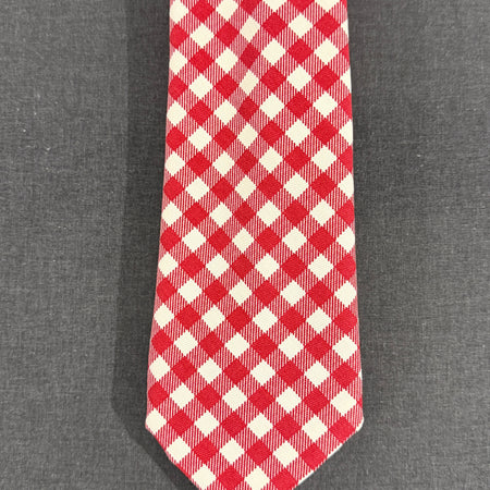 Neck Tie - Red Check