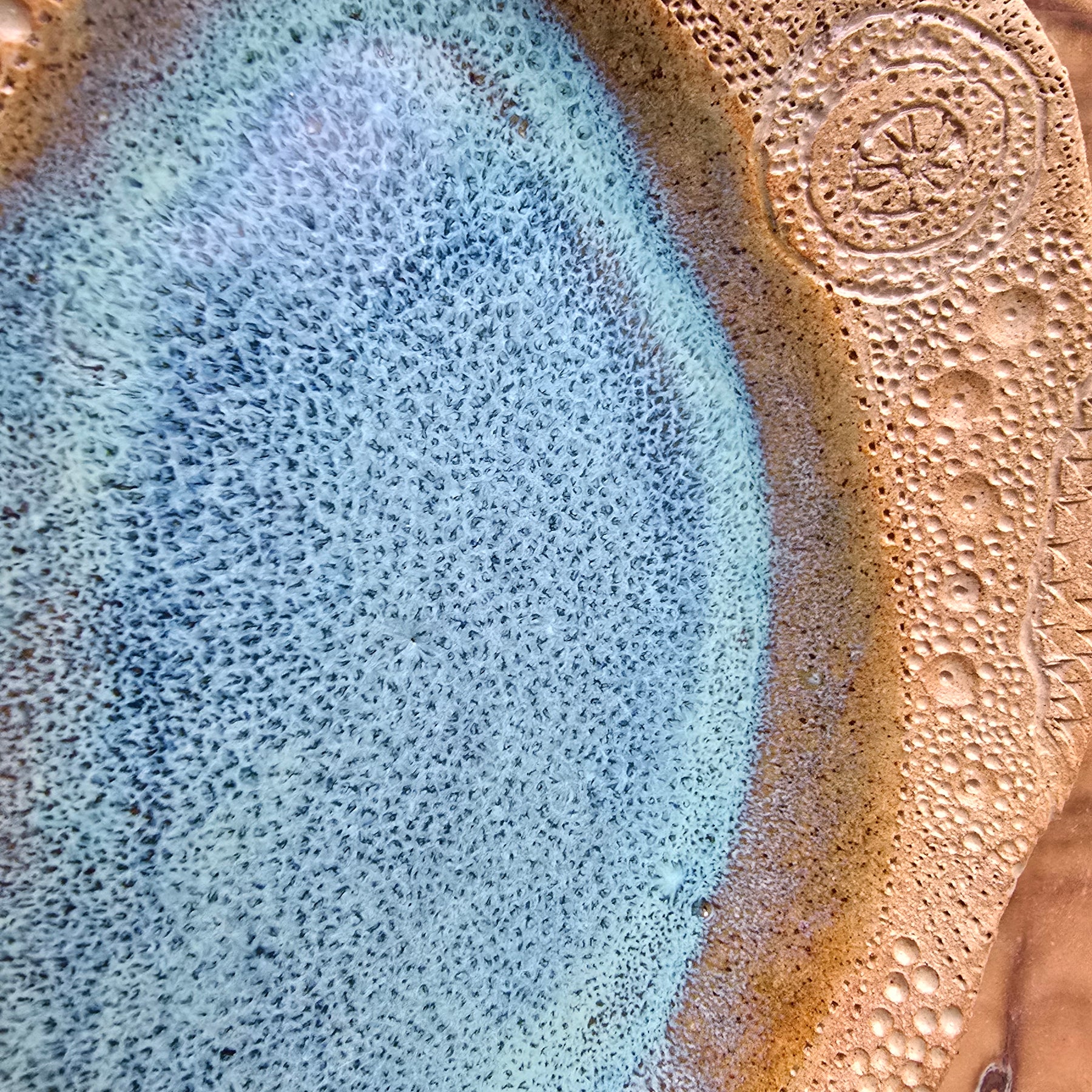 Small carved plate