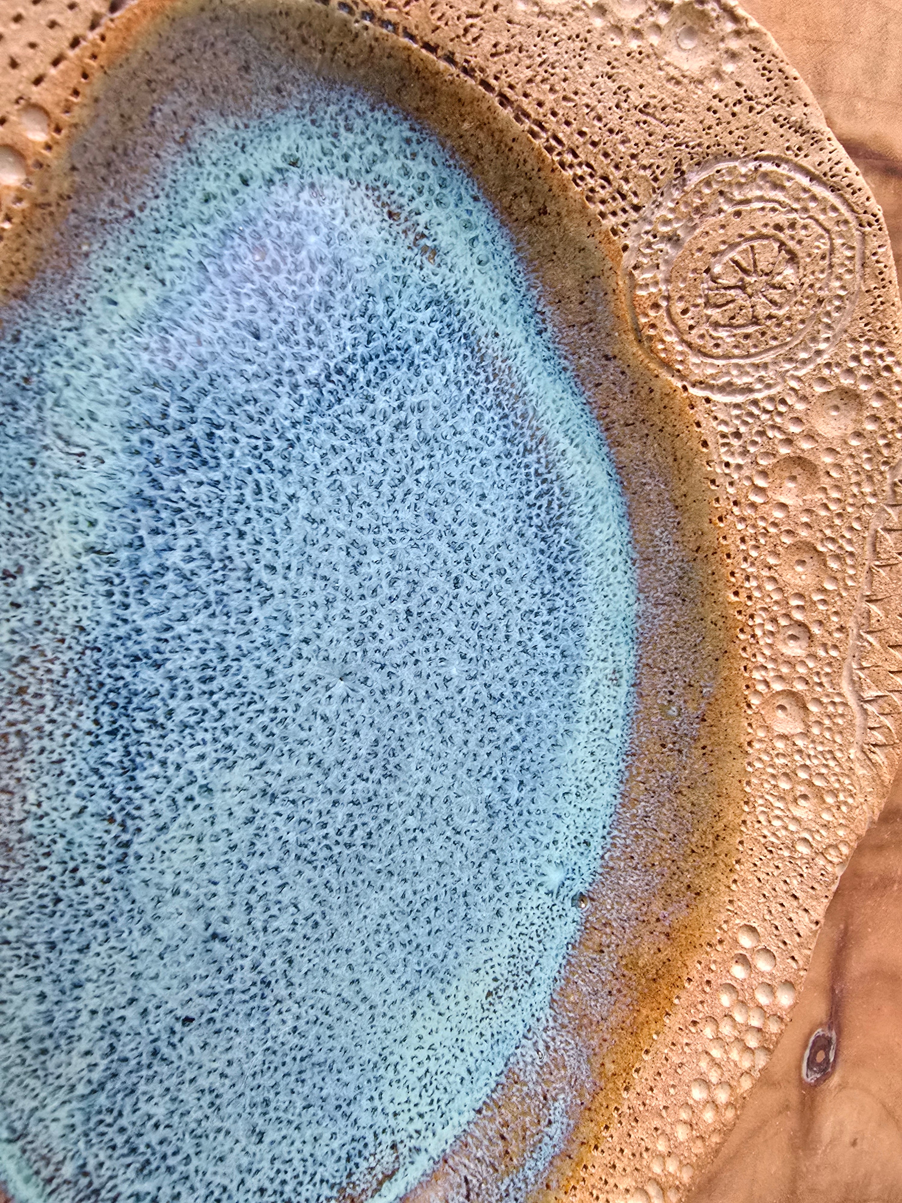 Small carved plate