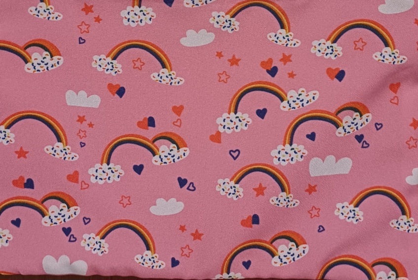 Peg Bag - Pink Rainbow Design
