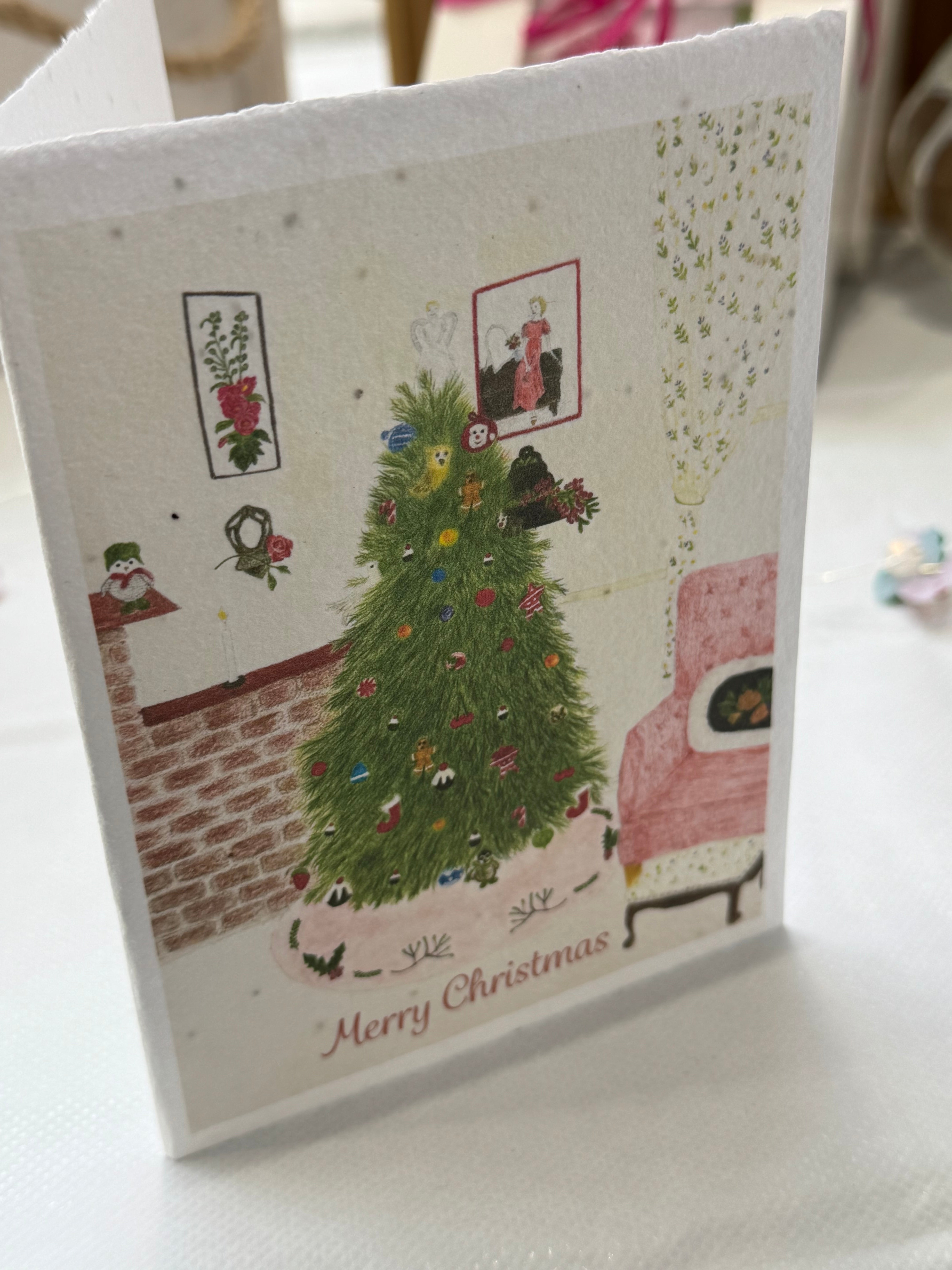 Christmas Seeded Paper Cards