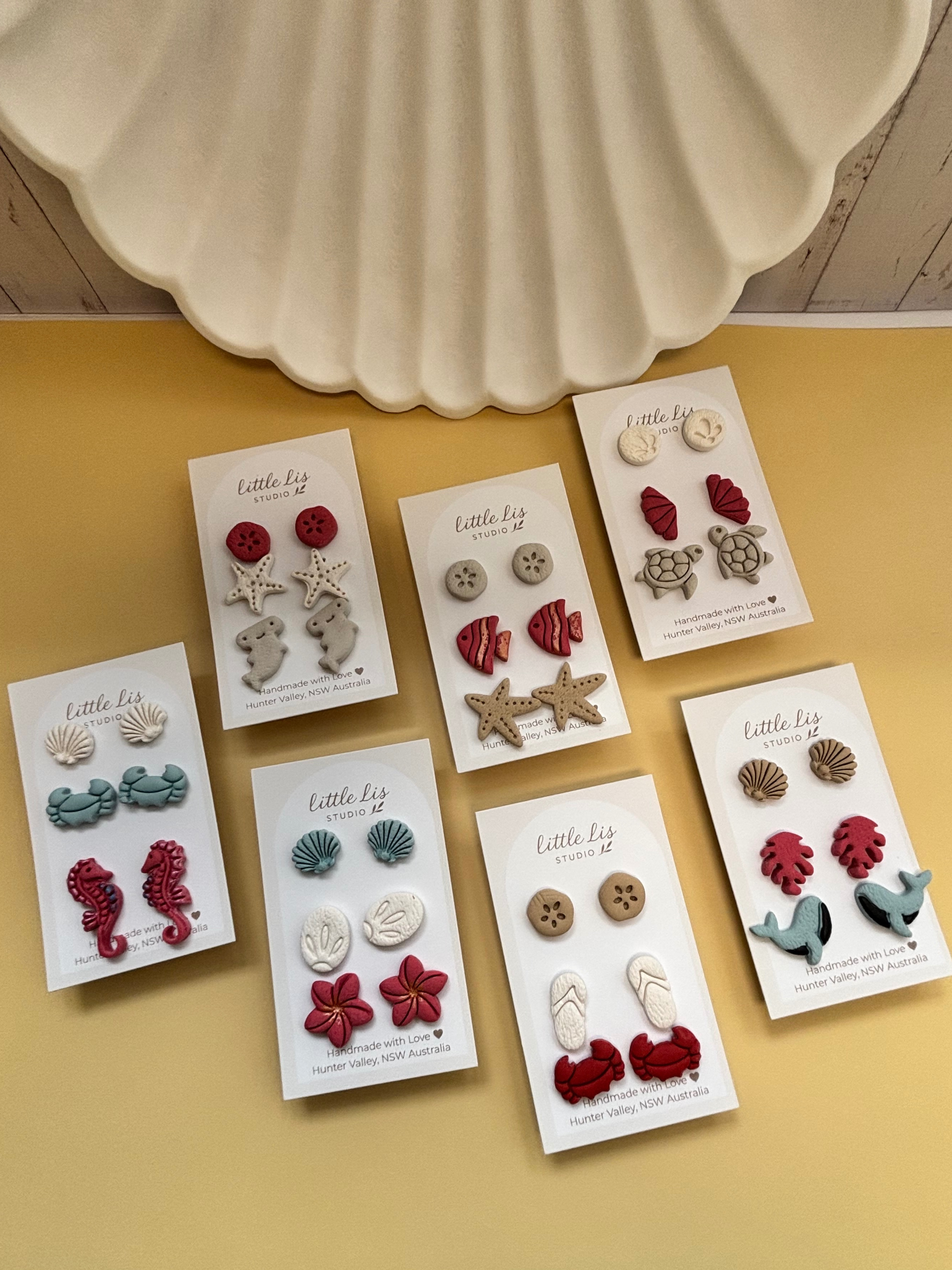 Seaside Stories | Ocean Friends Trio Stud Pack