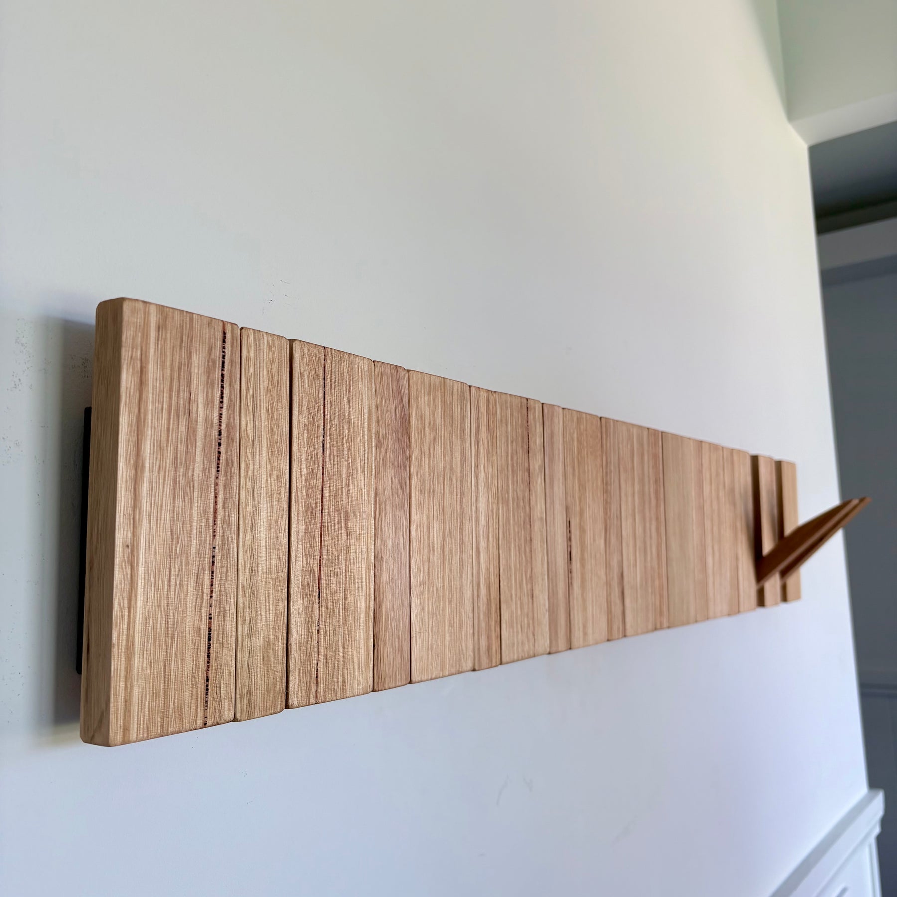 Silver top ash Horizon line coatrack