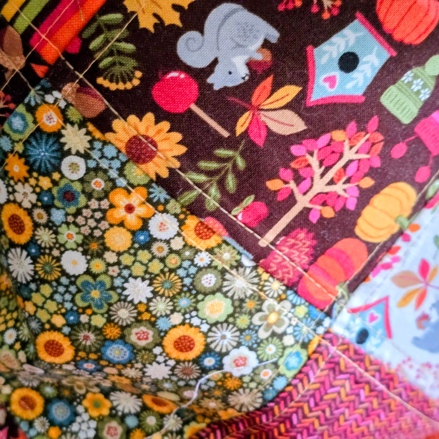 Handmade | Patchwork |Tote | Handbag | Earthy | Design